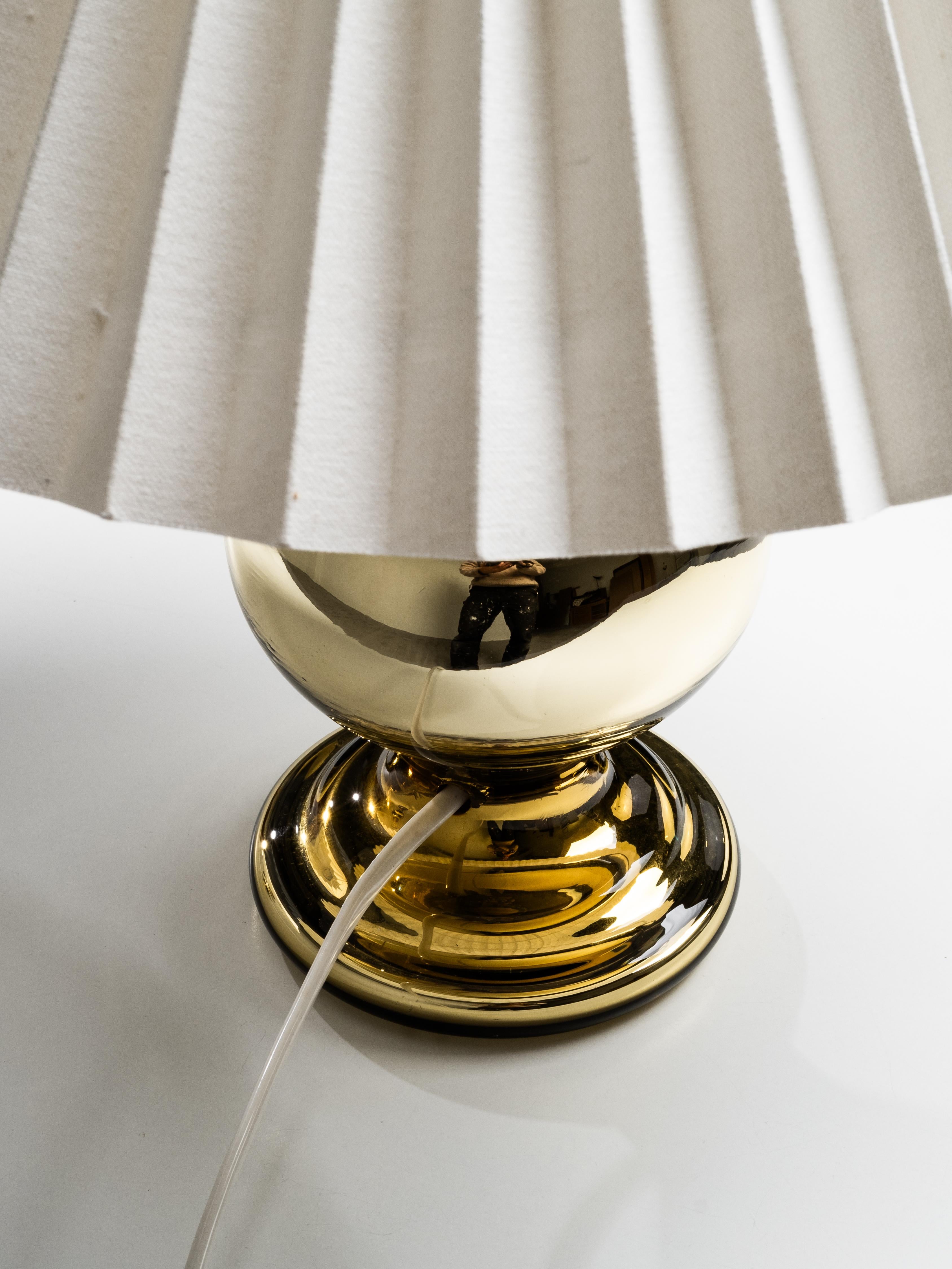 Pair of Mid-Century Swedish Mercury Glass Table Lamps, 1960s For Sale 6