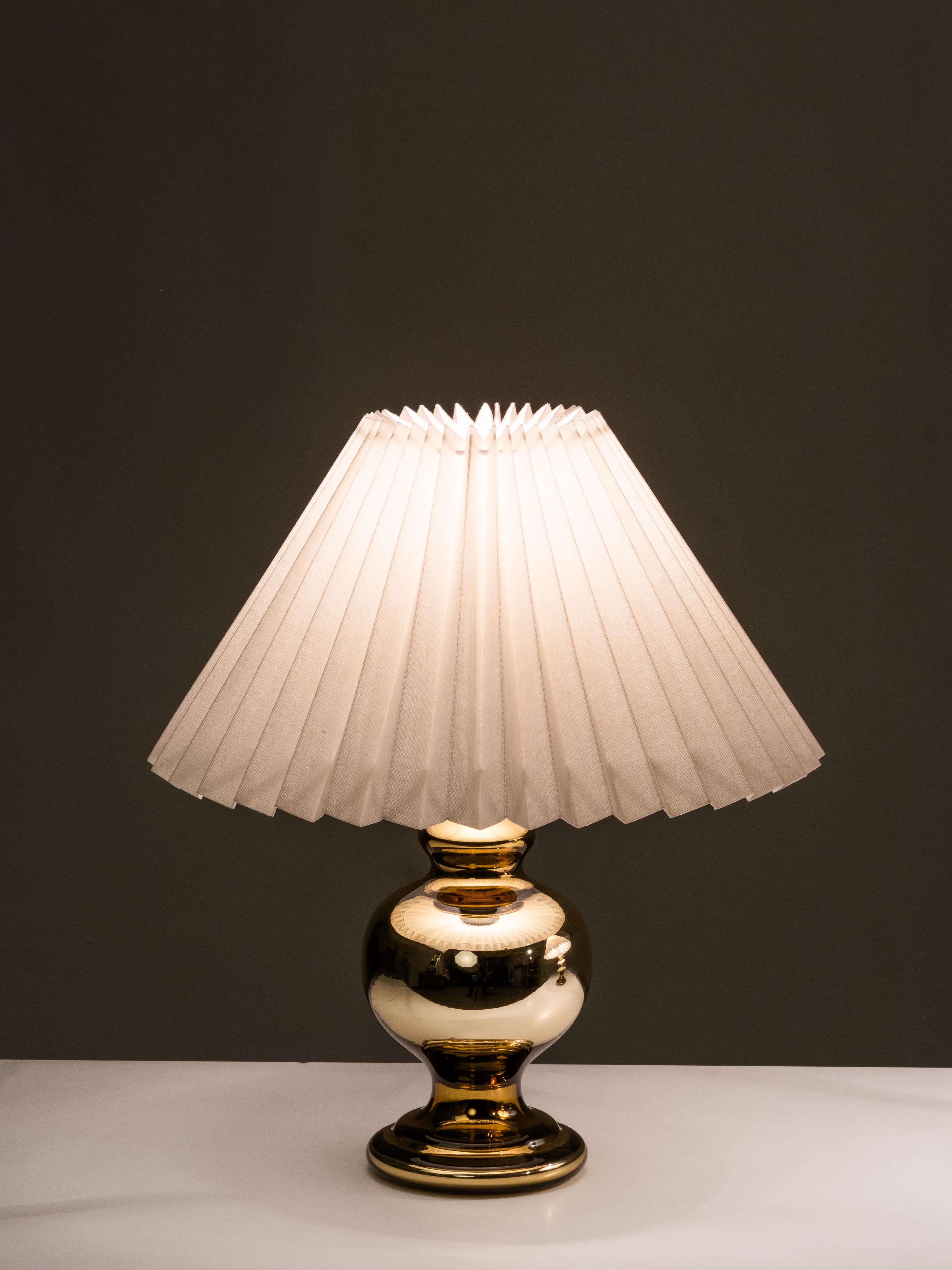 Pair of Mid-Century Swedish Mercury Glass Table Lamps, 1960s For Sale 11