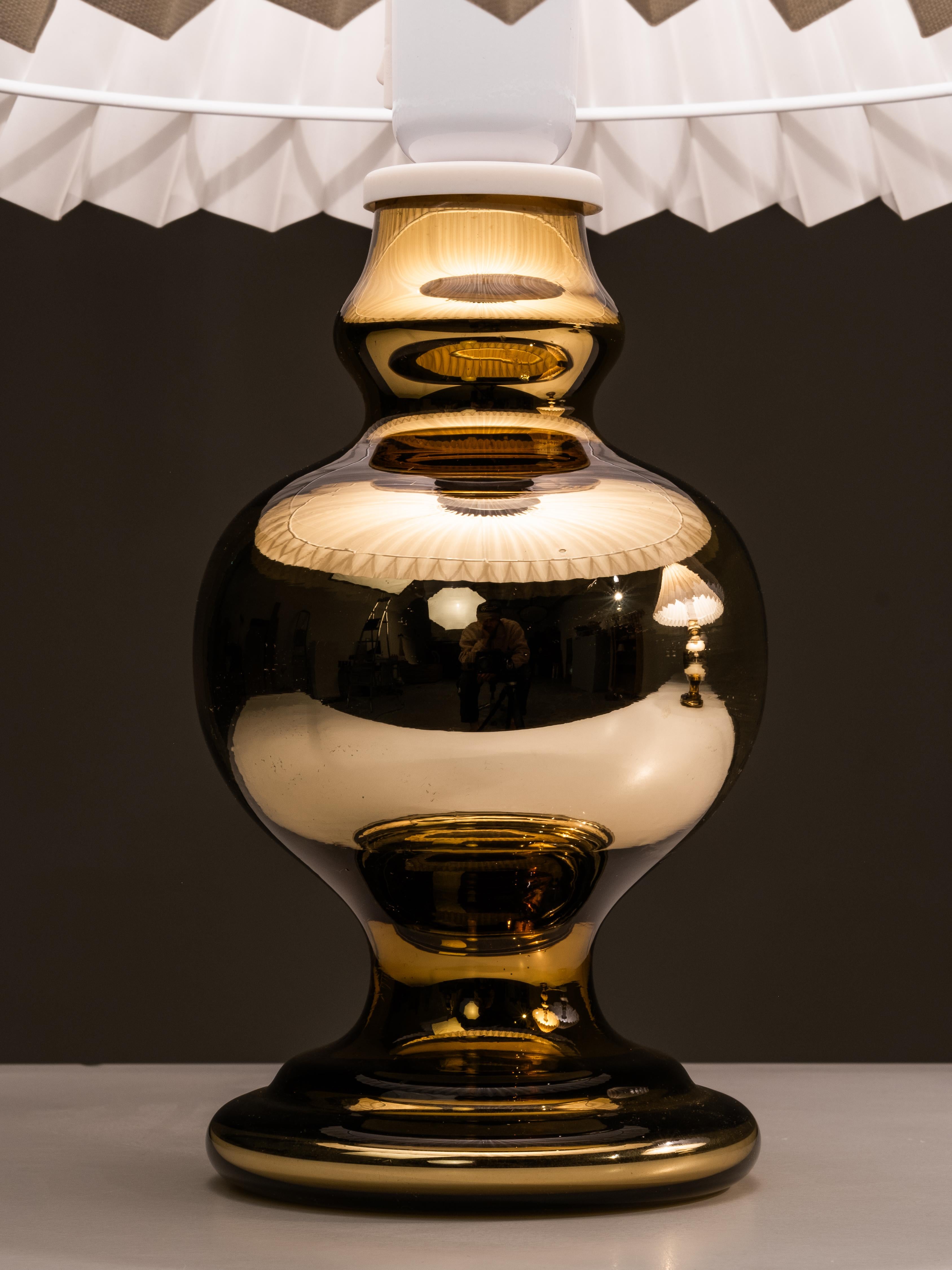 Pair of Mid-Century Swedish Mercury Glass Table Lamps, 1960s For Sale 14