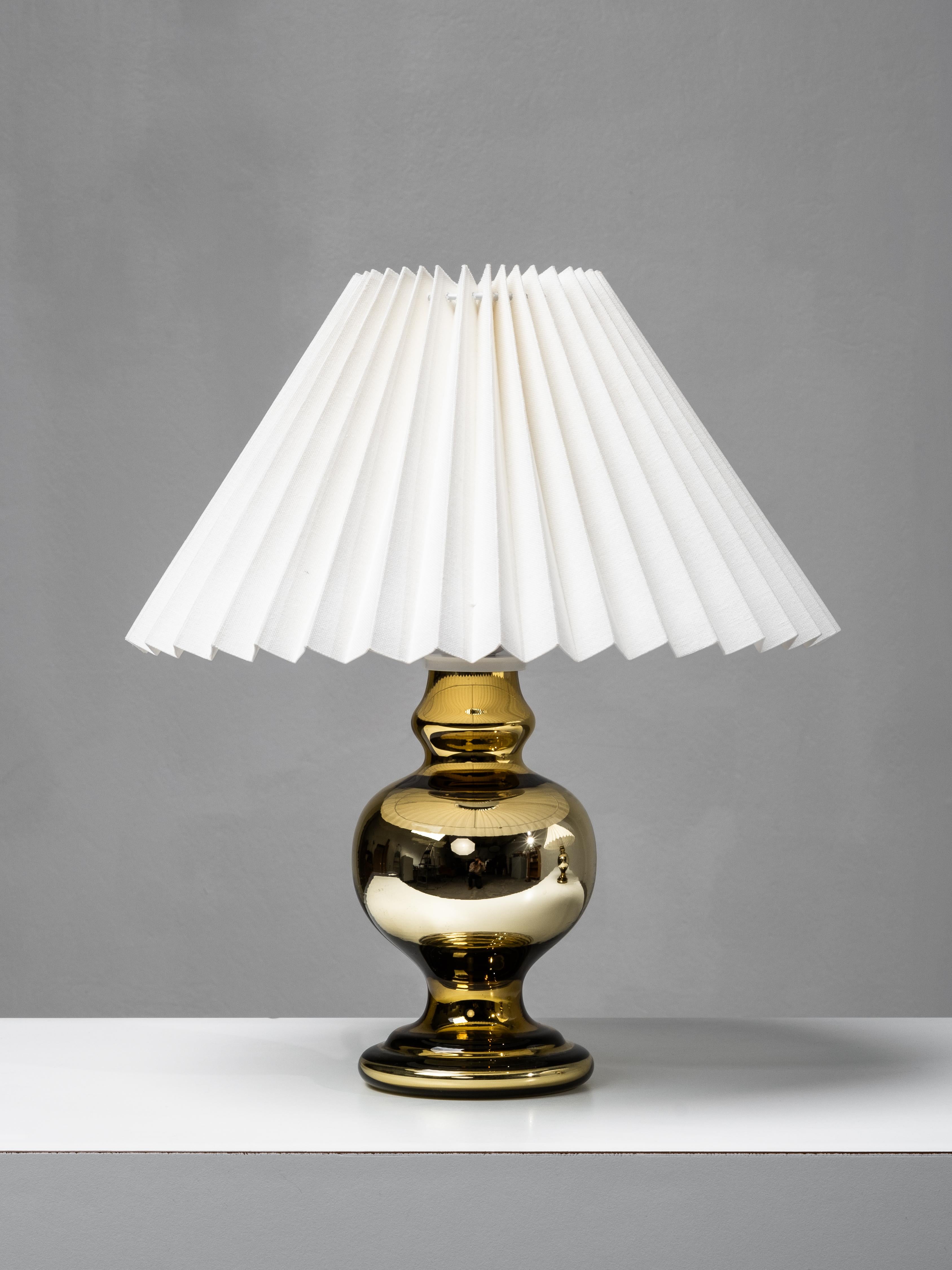 20th Century Pair of Mid-Century Swedish Mercury Glass Table Lamps, 1960s For Sale