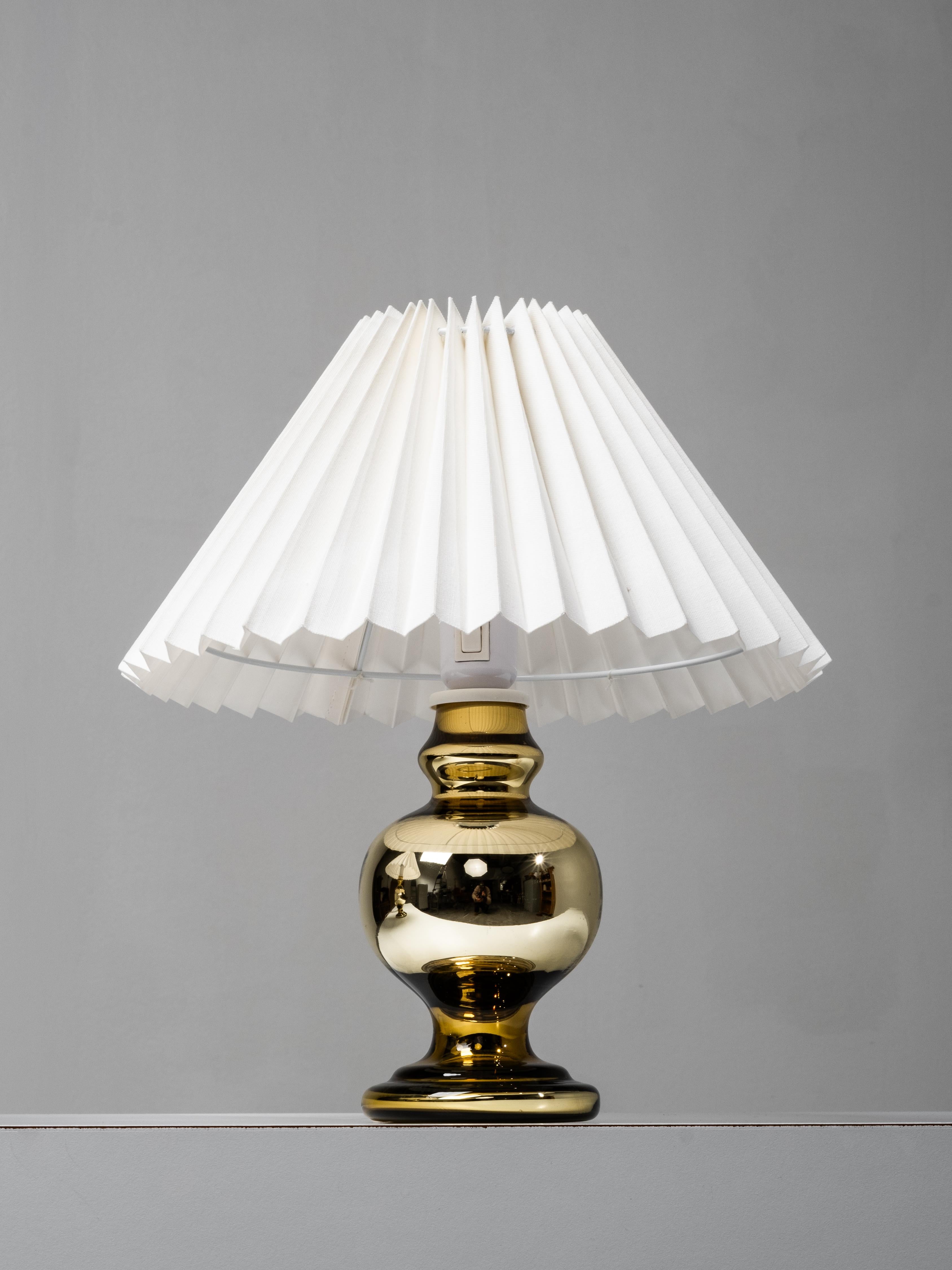 Pair of Mid-Century Swedish Mercury Glass Table Lamps, 1960s For Sale 1