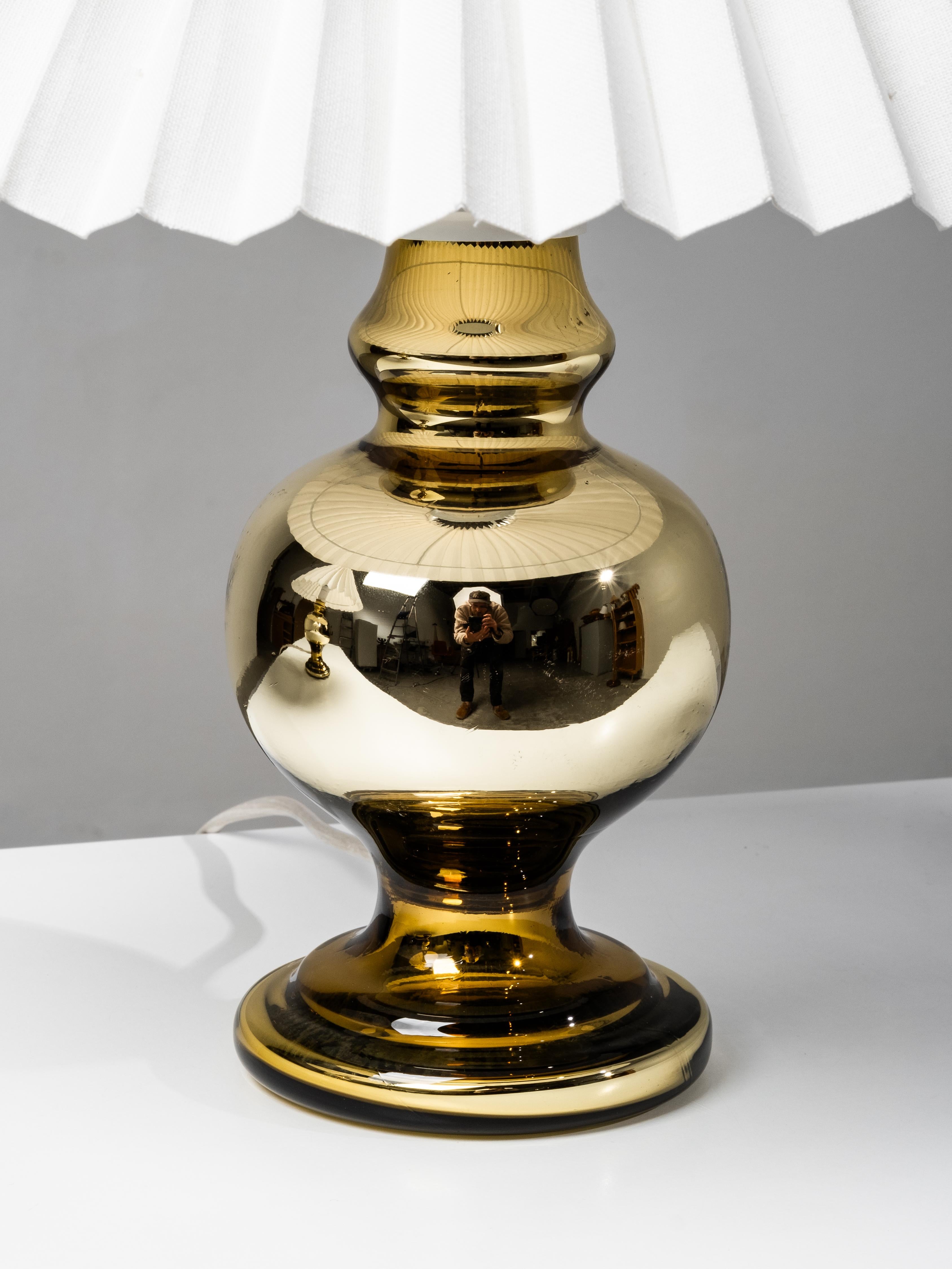 Pair of Mid-Century Swedish Mercury Glass Table Lamps, 1960s For Sale 3