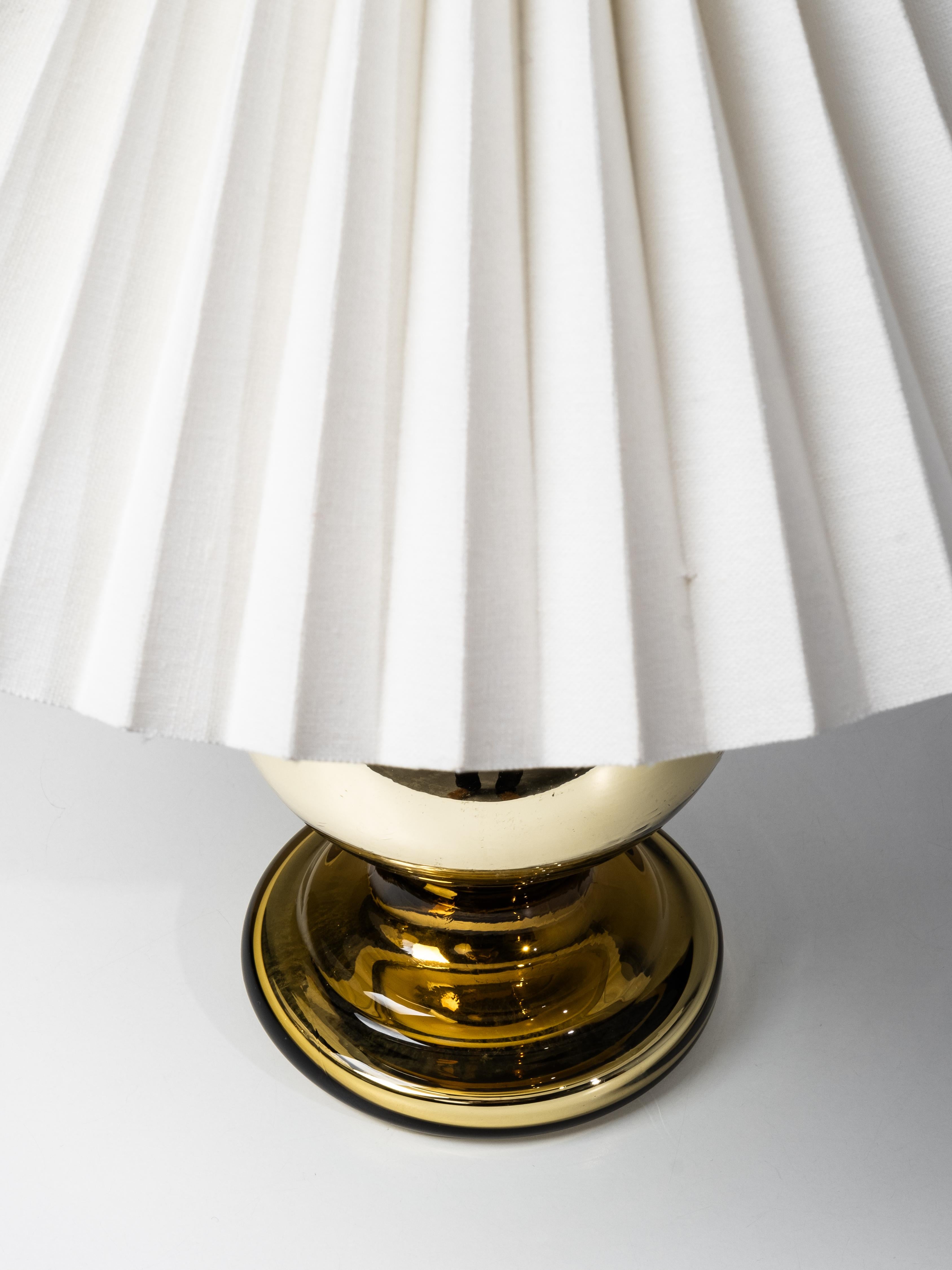 Pair of Mid-Century Swedish Mercury Glass Table Lamps, 1960s For Sale 4