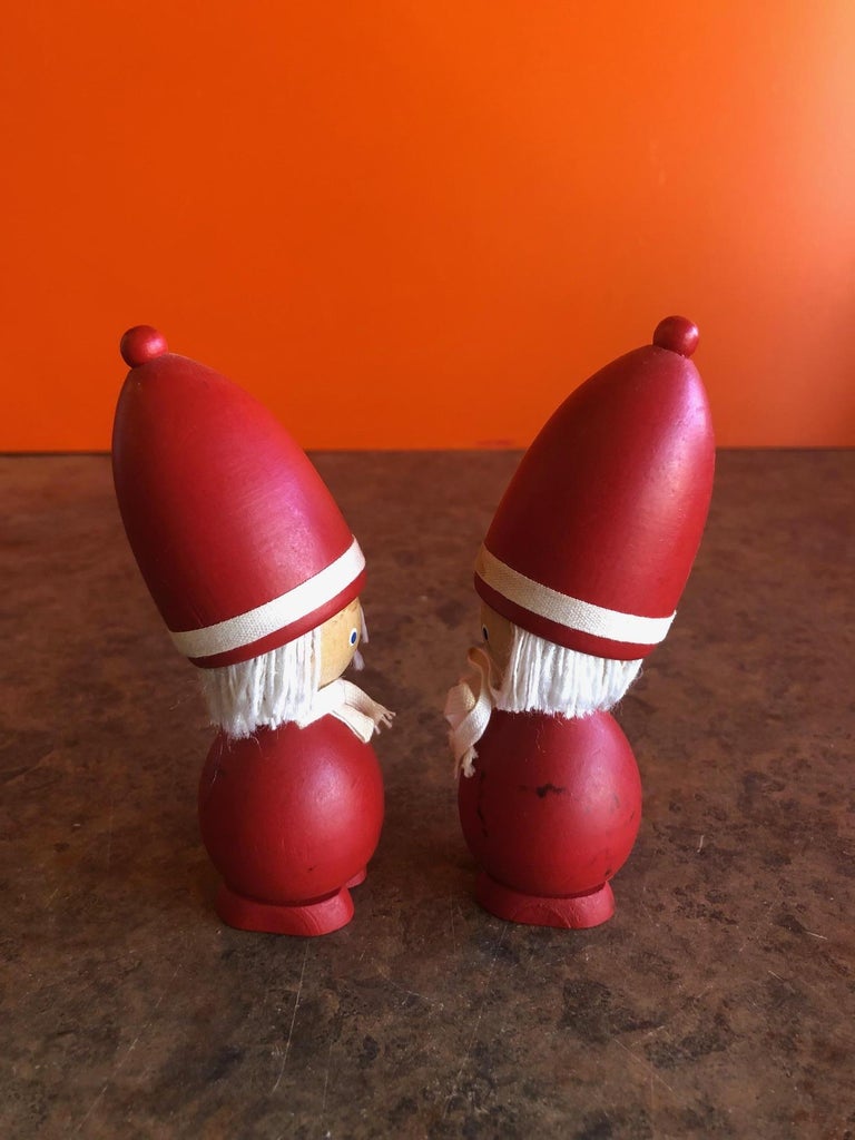 Pair of Midcentury Swedish Tomte Figures / Children / Toys at 1stDibs