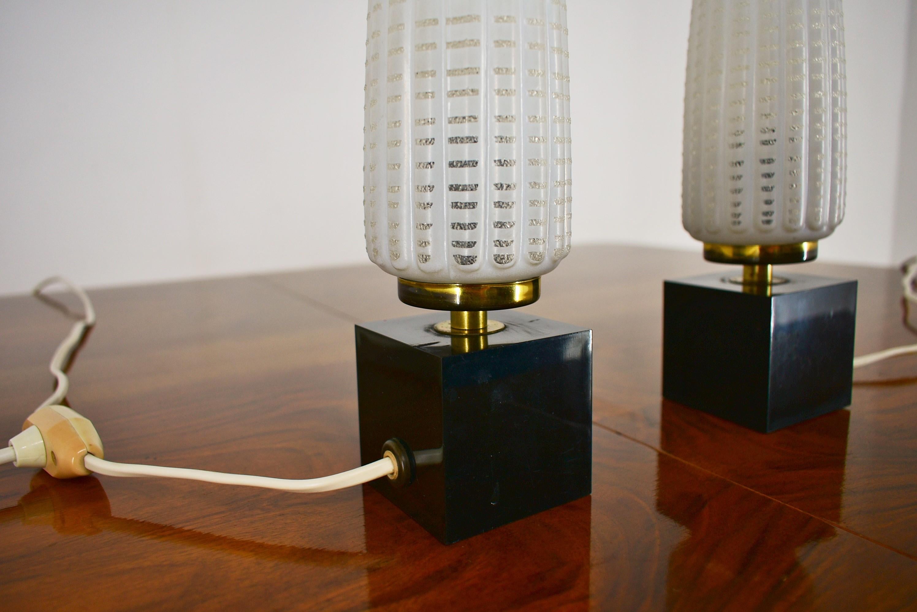 Pair of Mid-Century Table Lamps, 1960s For Sale 8