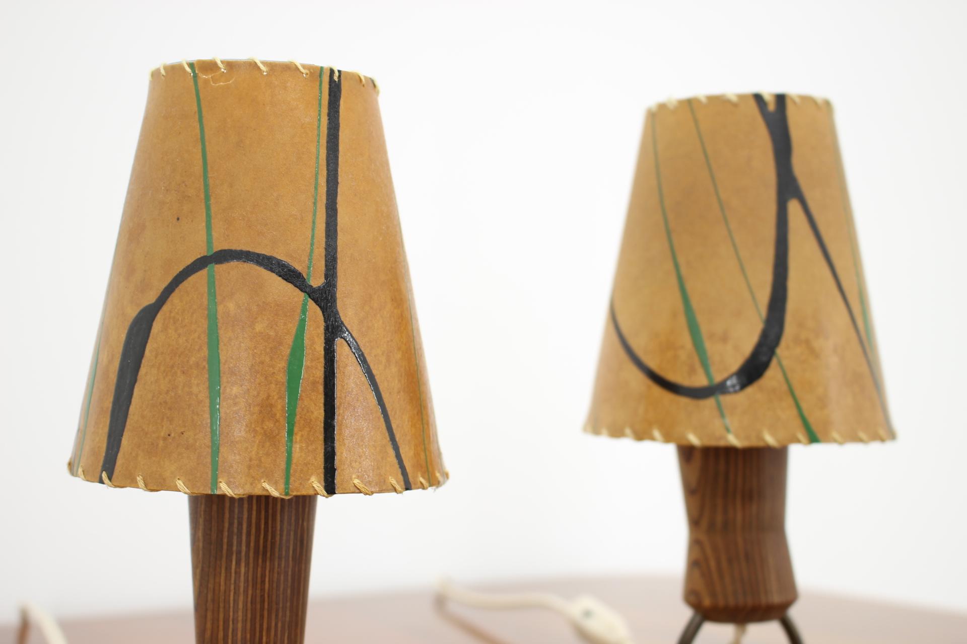 Mid-20th Century Pair of Midcentury Table Lamps, 1960s