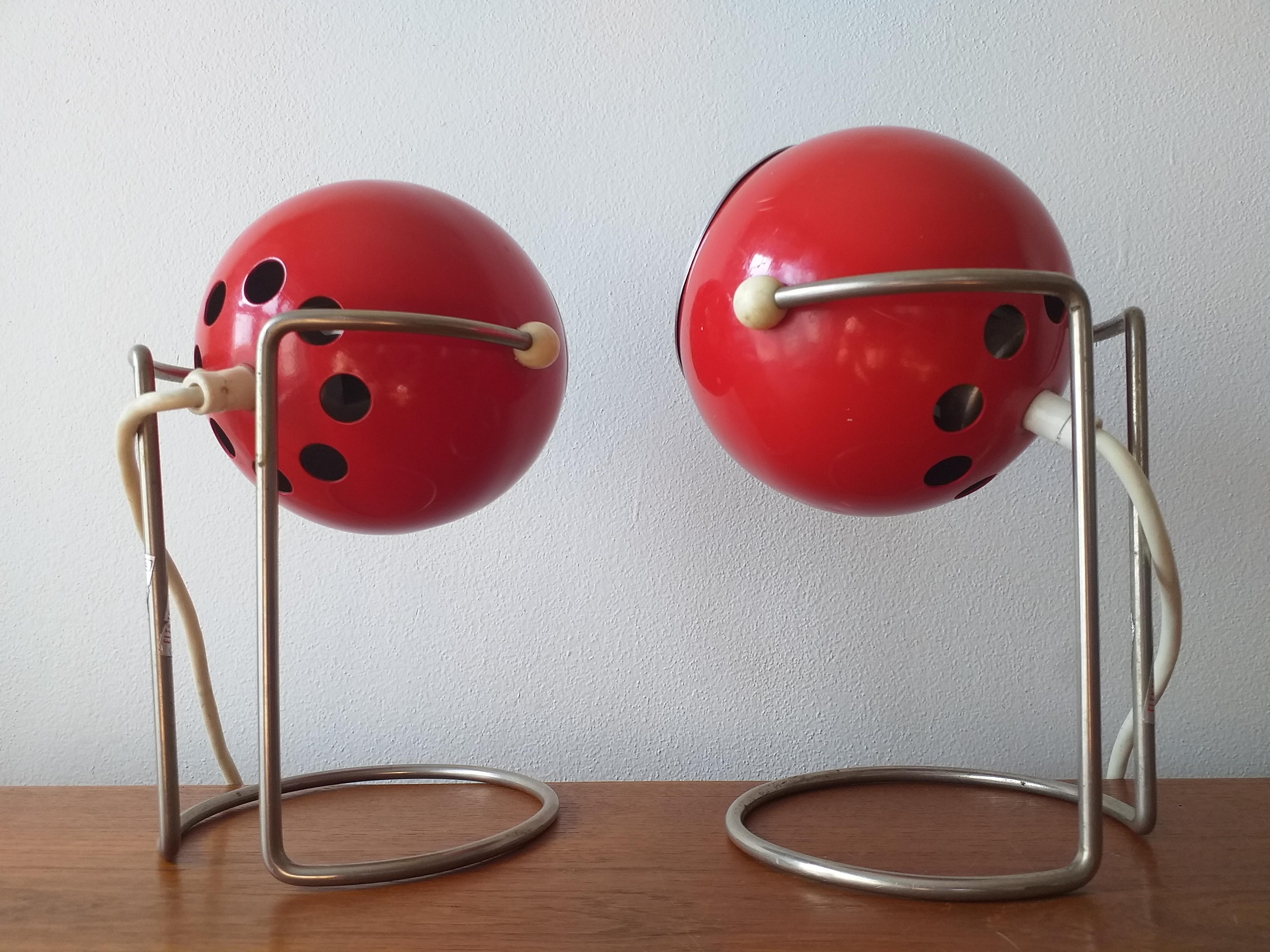 Pair of Mid Century Table Lamps, 1970s For Sale 2
