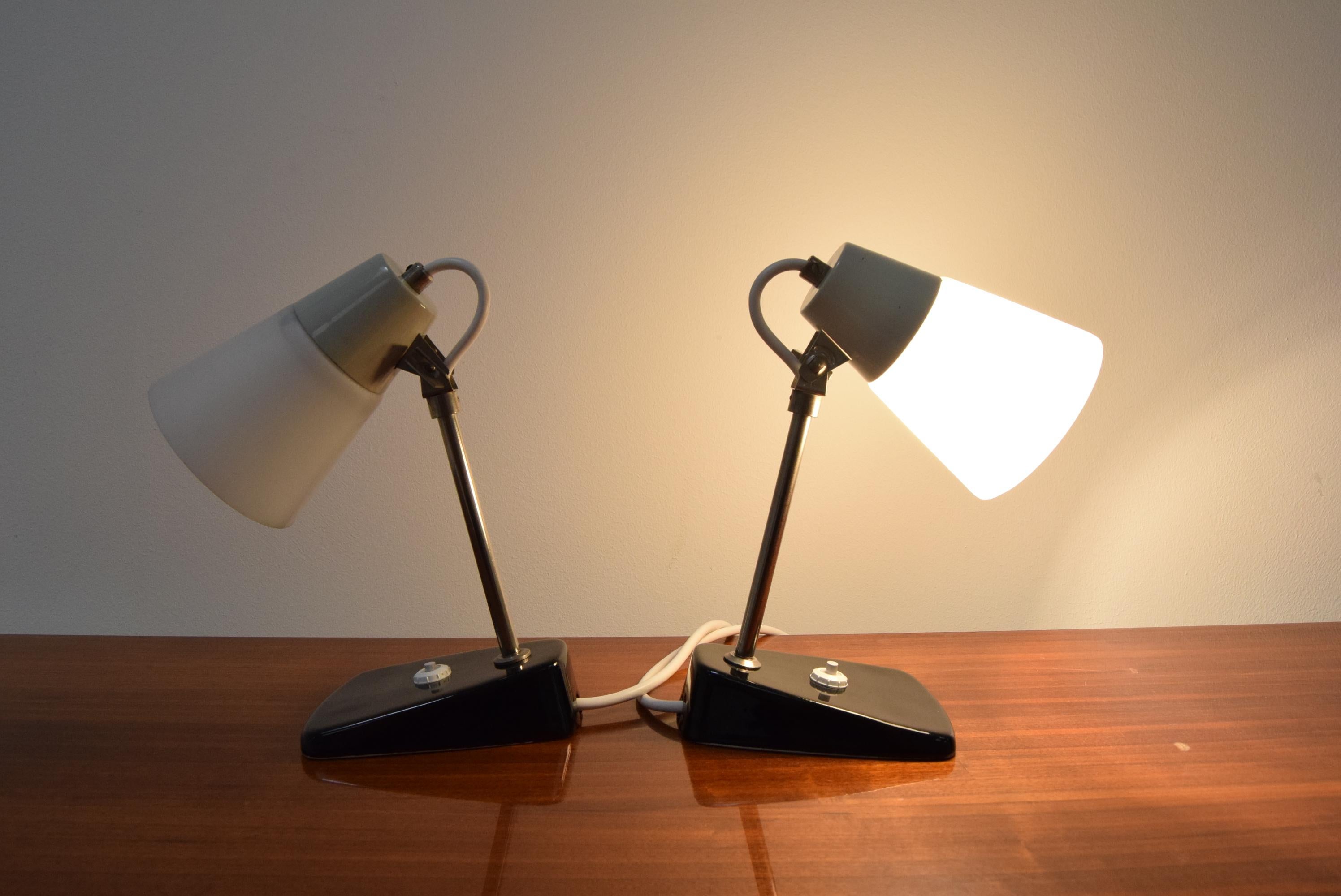 Pair of Mid-Century Table Lamps, 1970’s For Sale 6