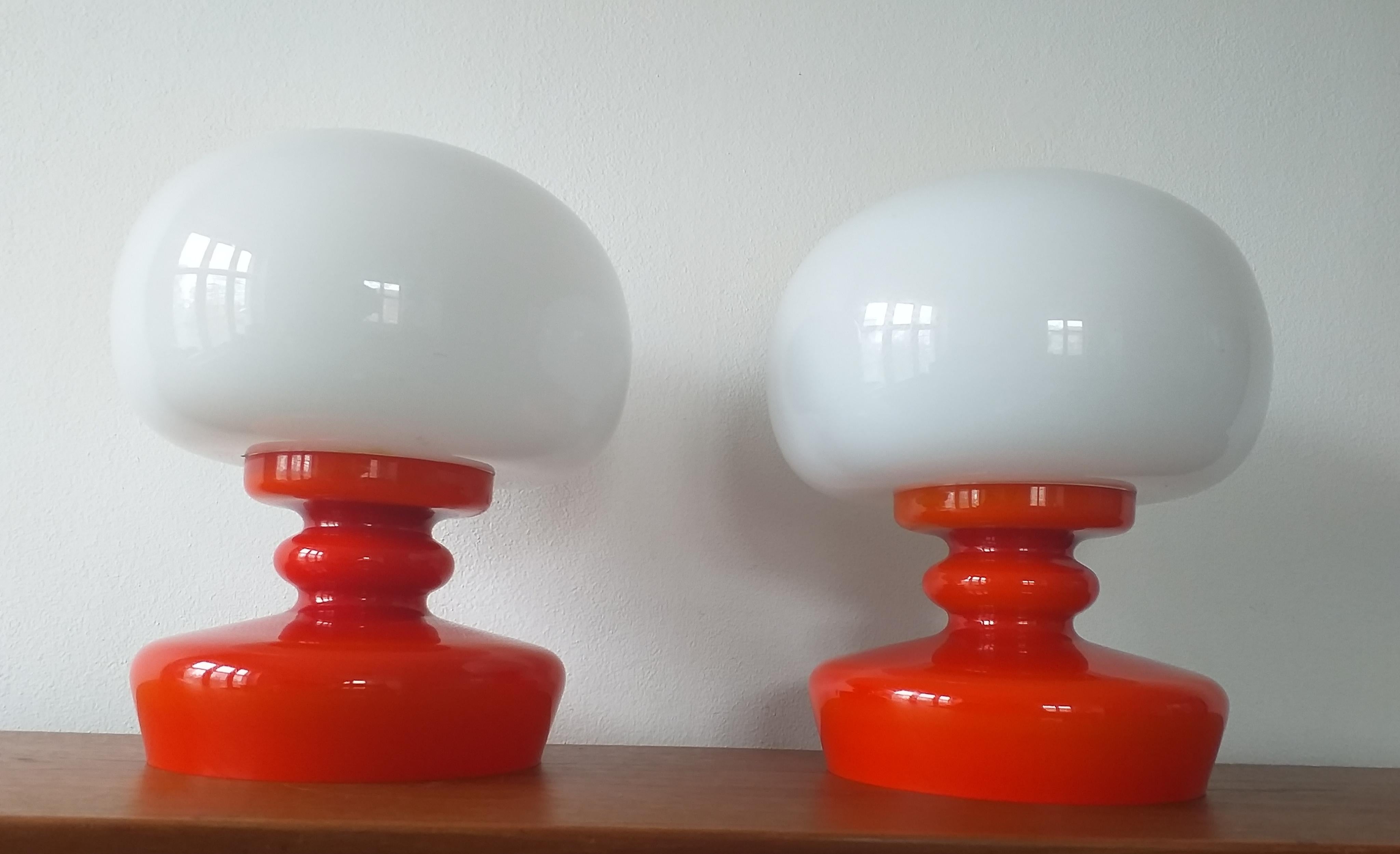 Late 20th Century Pair of Midcentury Table Lamps, 1970s