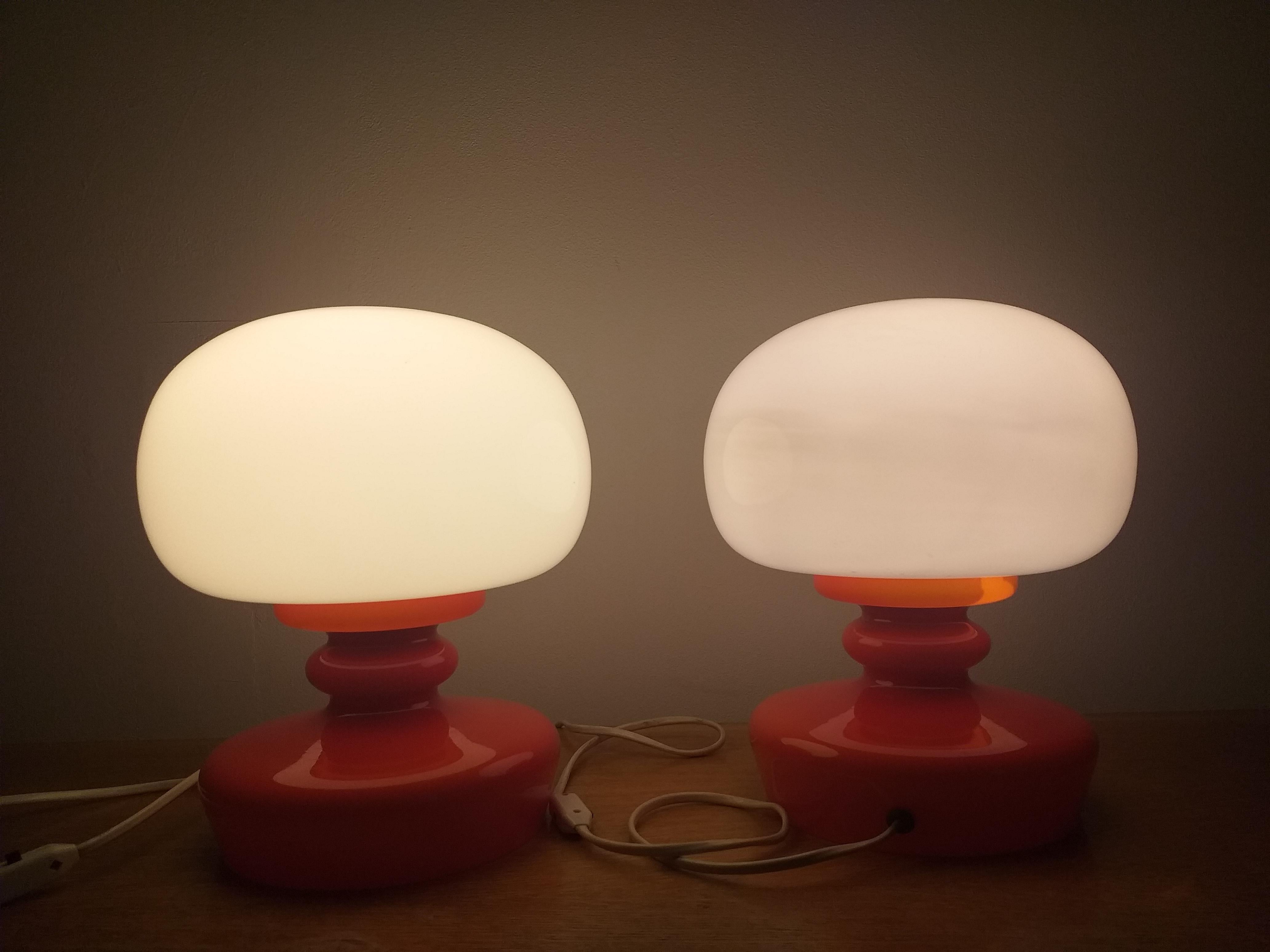 Pair of Midcentury Table Lamps, 1970s 1