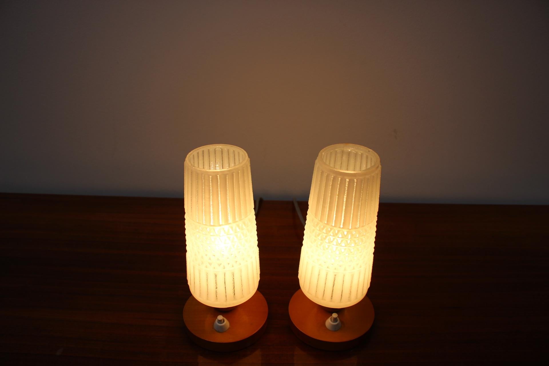 Pair of Mid-Century Table Lamps, 1970's 1
