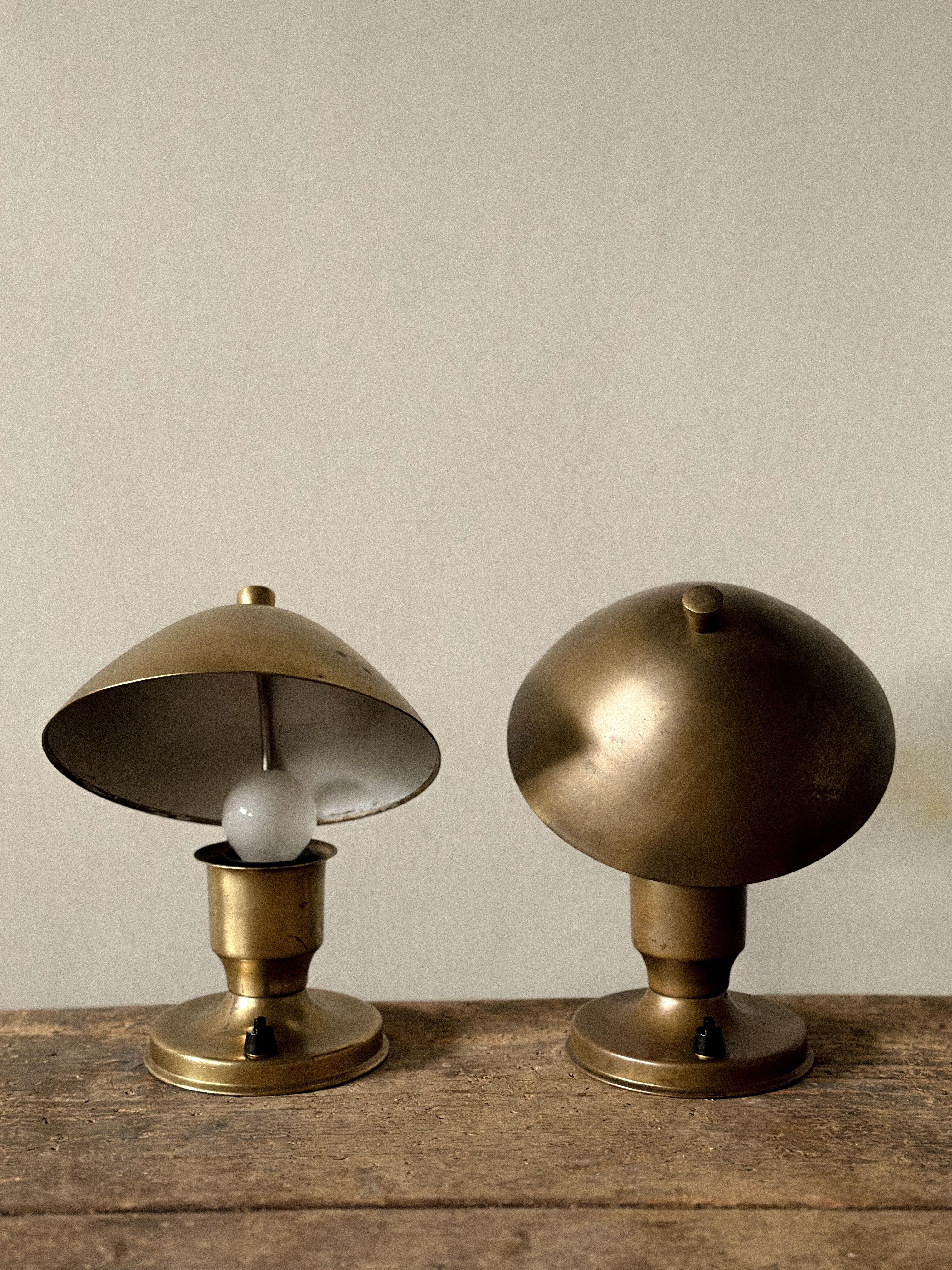 Pair of Mid-Century Table Lamps, Brødrene Sæther, Scandinavia, circa 1950s For Sale 1