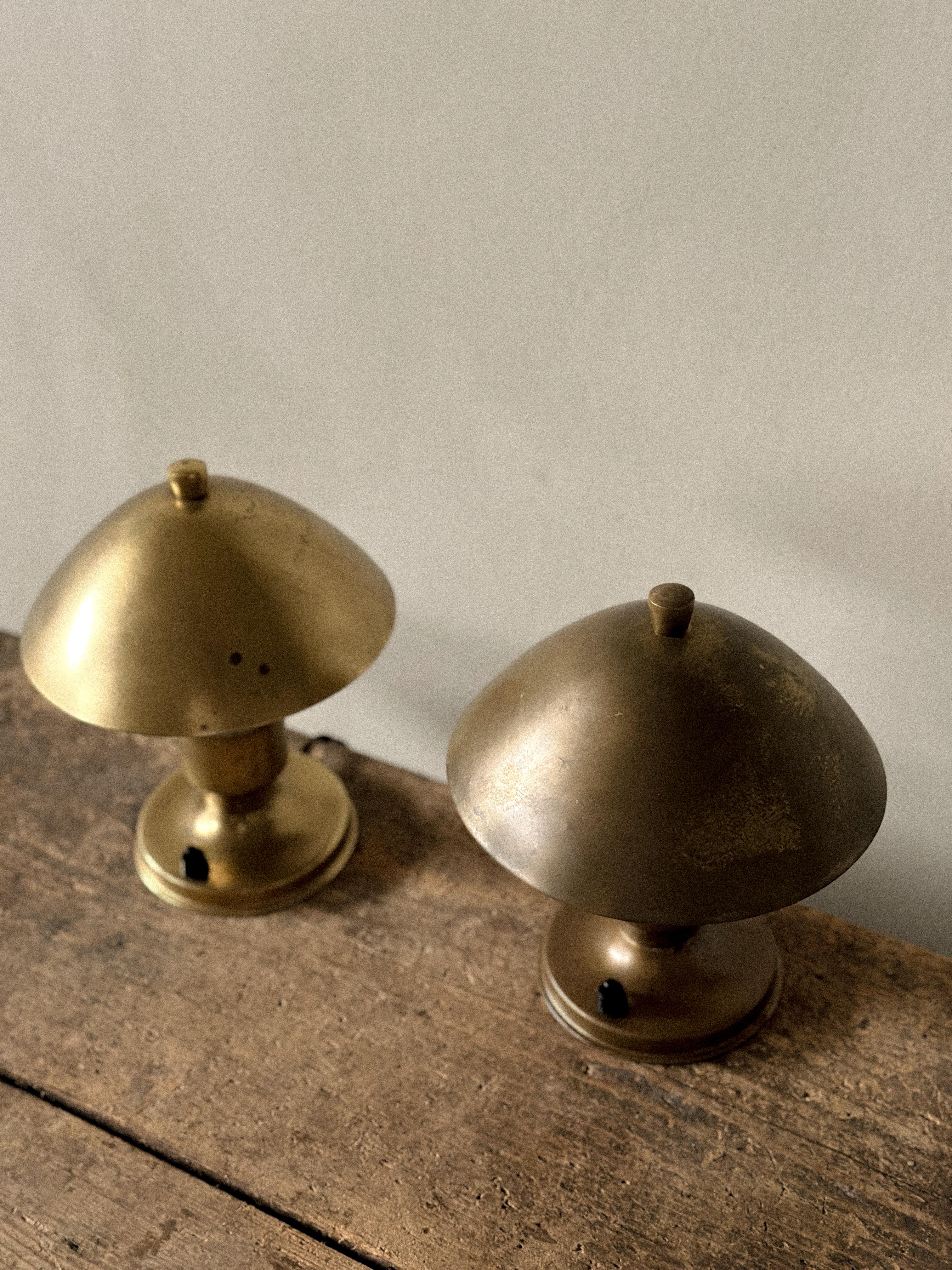 Pair of Mid-Century Table Lamps, Brødrene Sæther, Scandinavia, circa 1950s For Sale 2