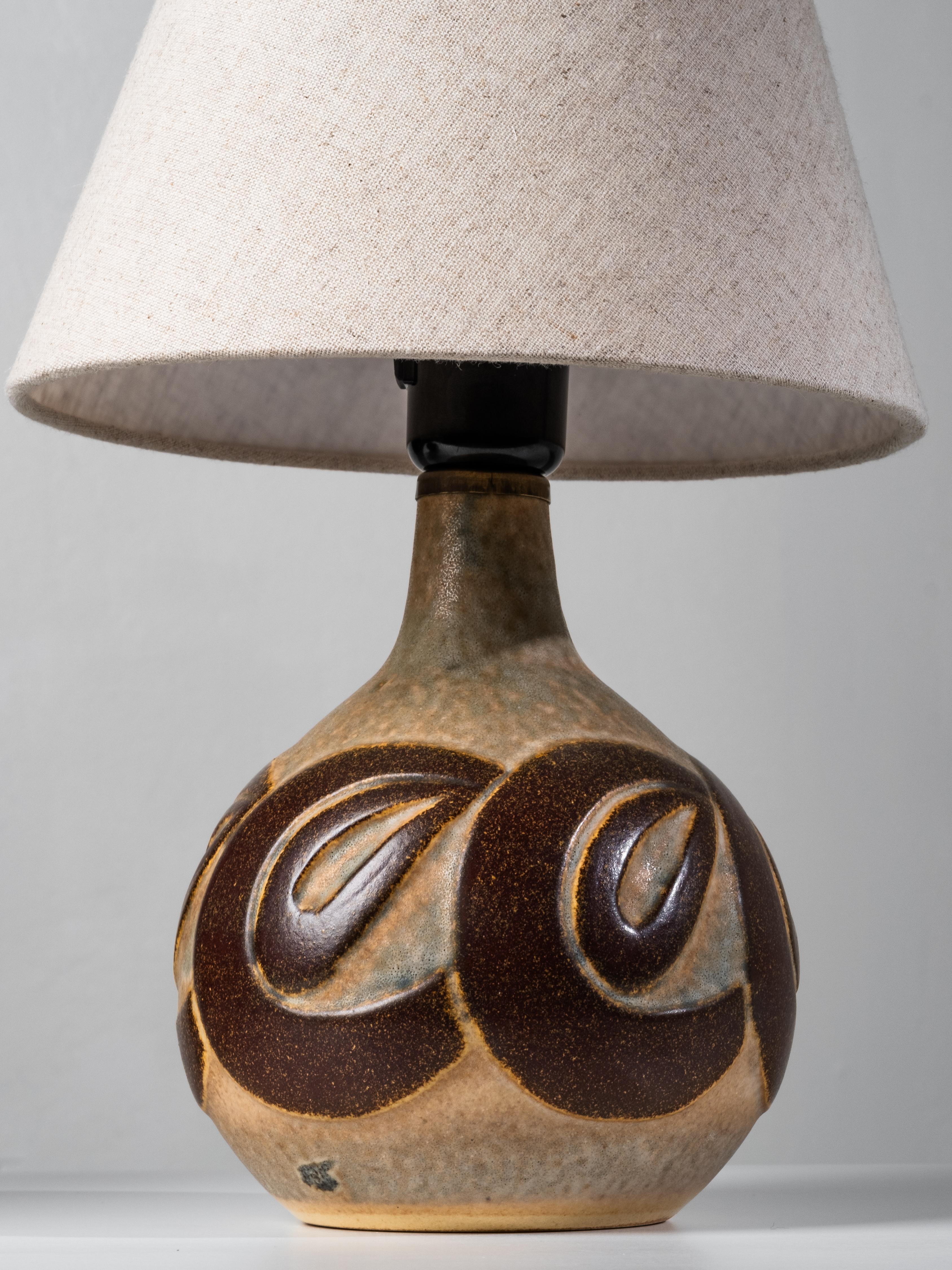 Metà XX secolo Coppia di lampade da tavolo di metà secolo di Marianne Starck per Michael Andersen, Danimarca in vendita
