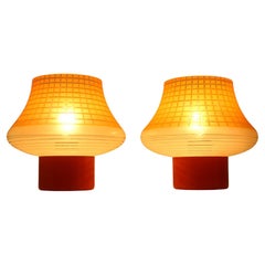 Pair of Mid-Century Table Lamps by Pokrok Zilina, 1960's