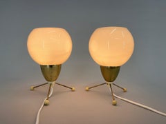 Pair of Mid-century Table Lamps by Stanislav Kučera for Kamenický Šenov