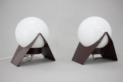 Pair of Mid Century Table Lamps Drukov, Space Age, 1970s