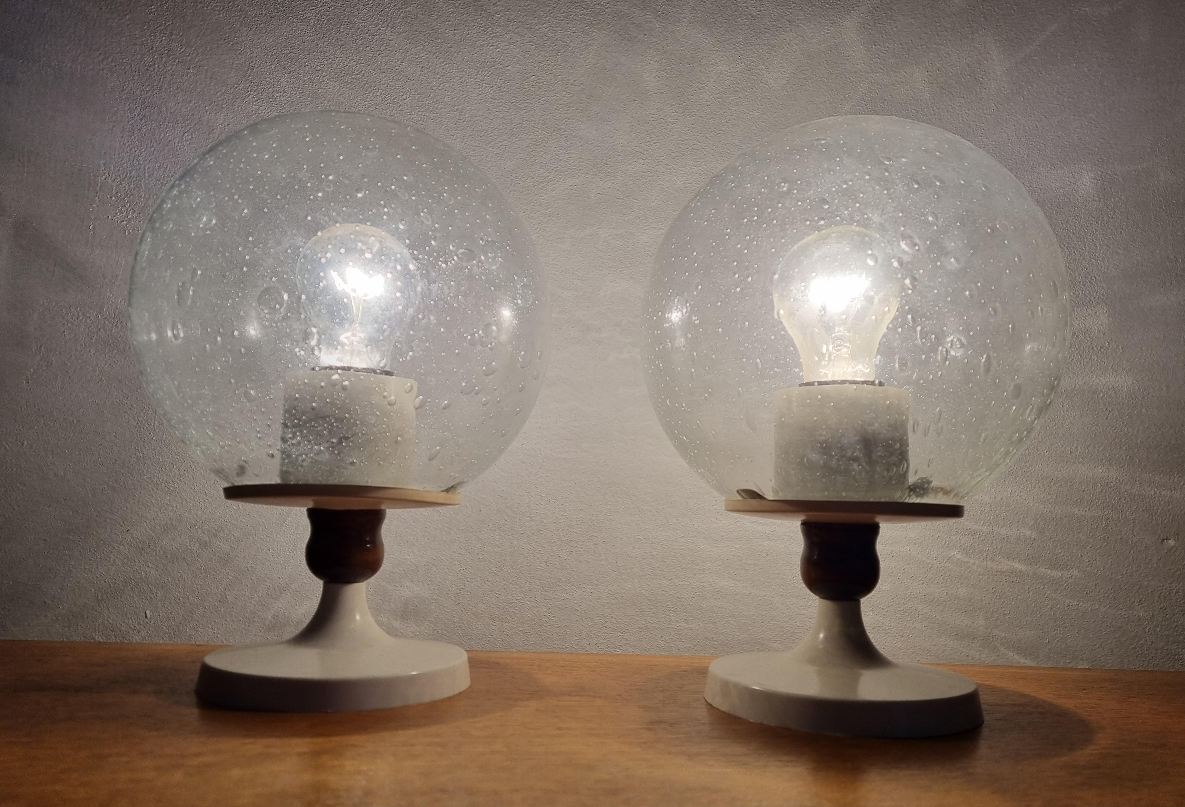 Ein Paar Tischlampen aus der Mitte des Jahrhunderts, Deutschland, 1970er Jahre im Angebot 4
