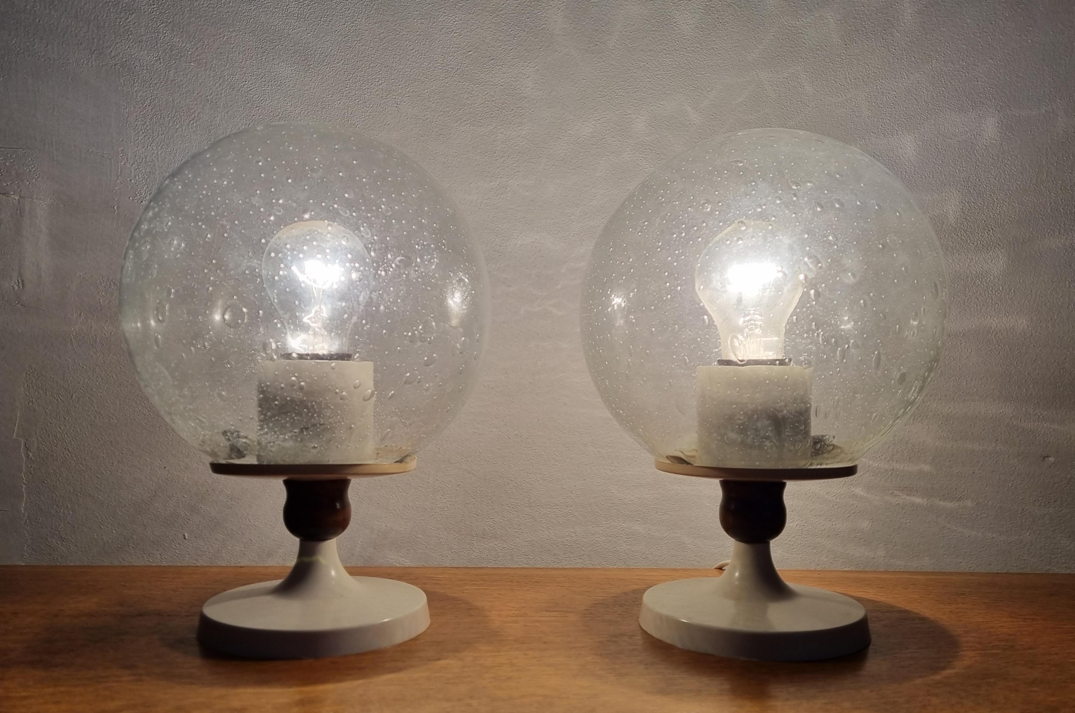 Ein Paar Tischlampen aus der Mitte des Jahrhunderts, Deutschland, 1970er Jahre im Angebot 2