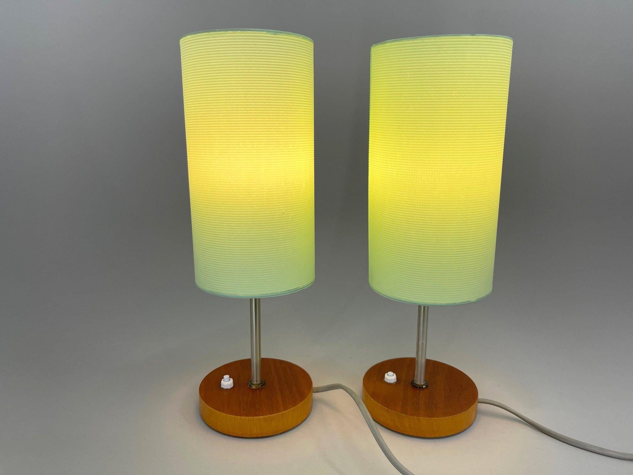 Pair of Mid-Century Table Lamps, Germany, 1970's For Sale 3