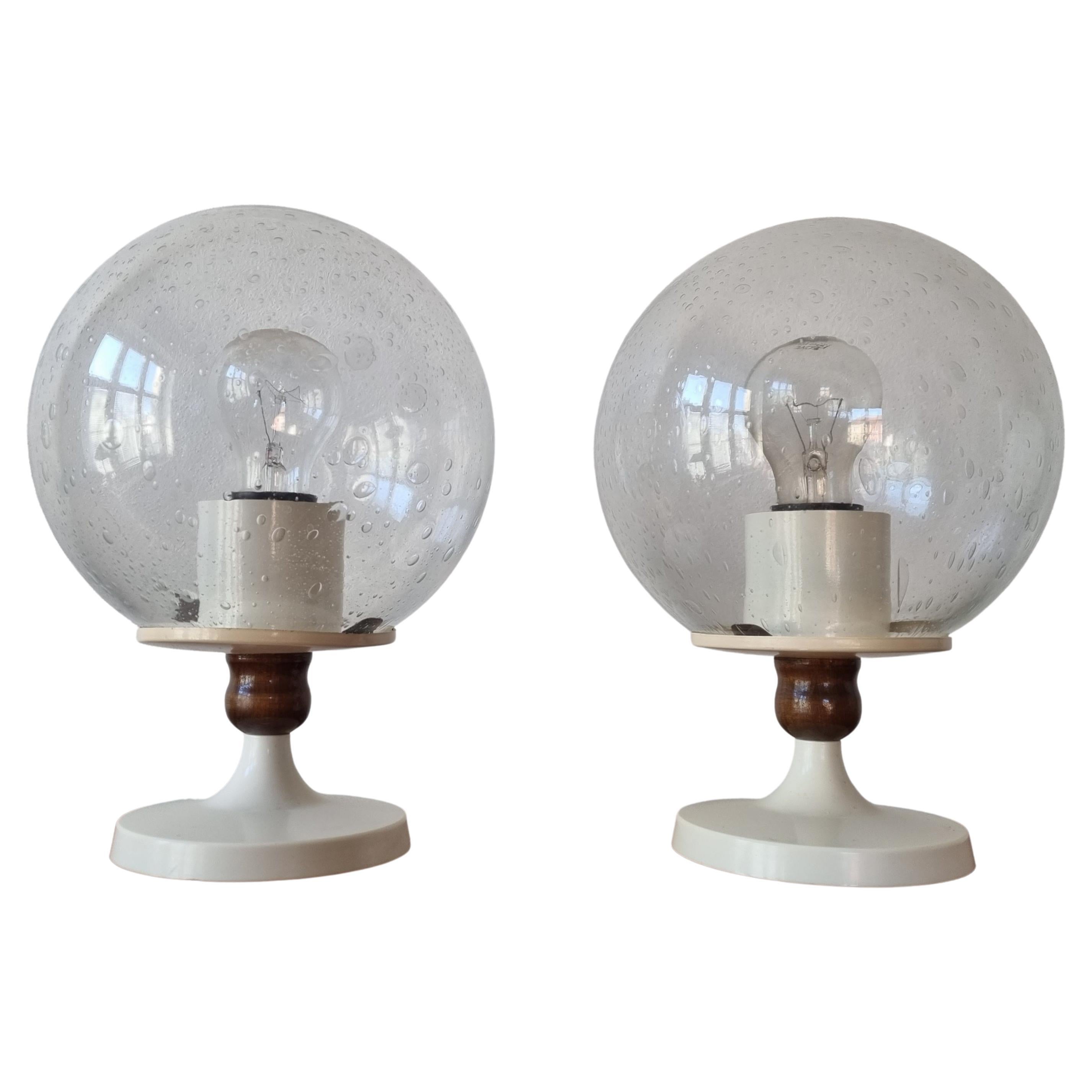 Pair of Mid Century Table Lamps, Germany, 1970s For Sale