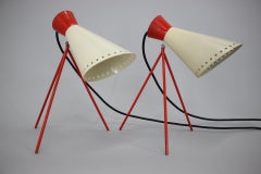 Pair of Mid Century Table Lamps Napako, 1960s