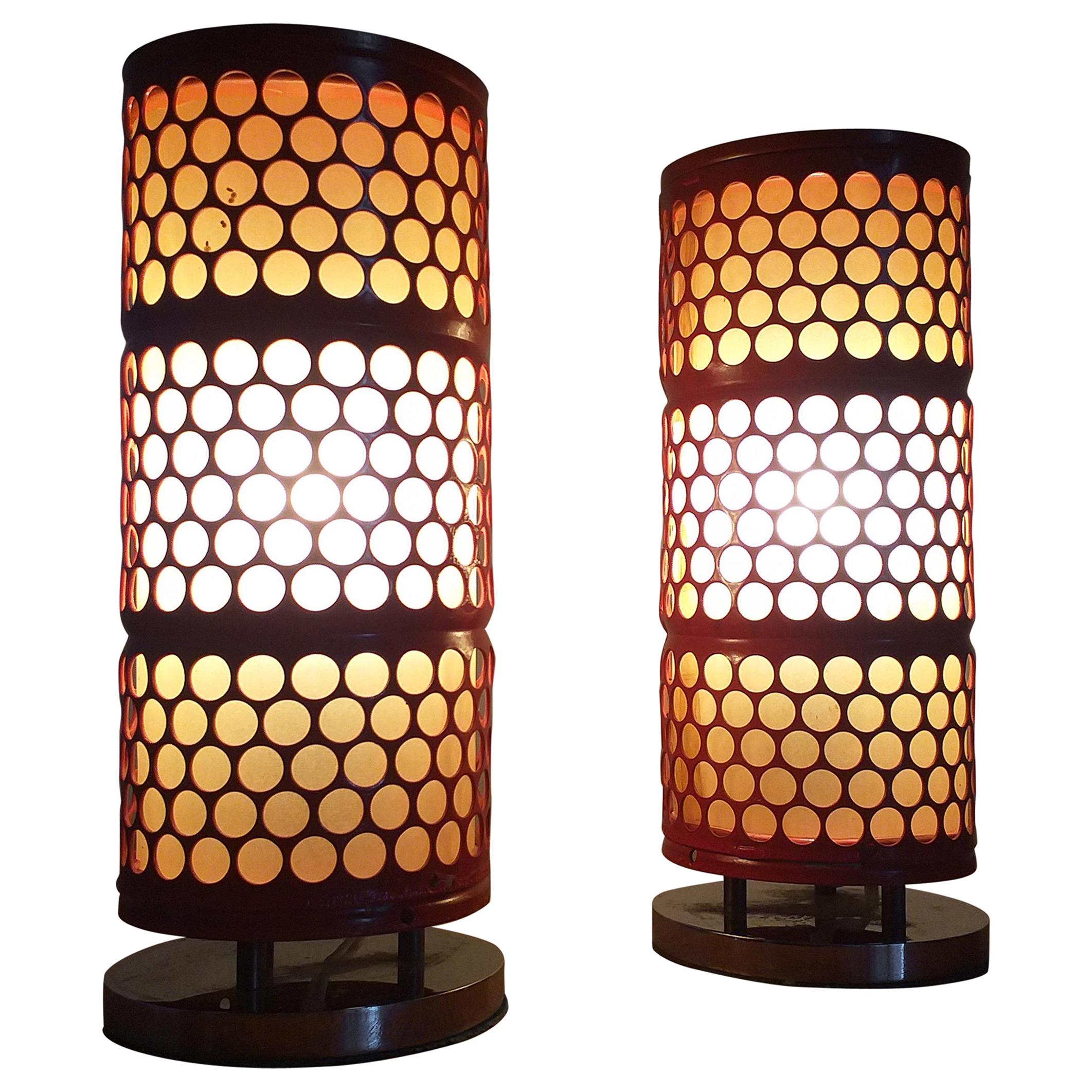 Pair of Midcentury Table Lamps Napako, 1960s