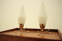 Pair of Mid Century Table Lamps, Rocket, Kamenicky Senov, Stanislav Kučera, 1970