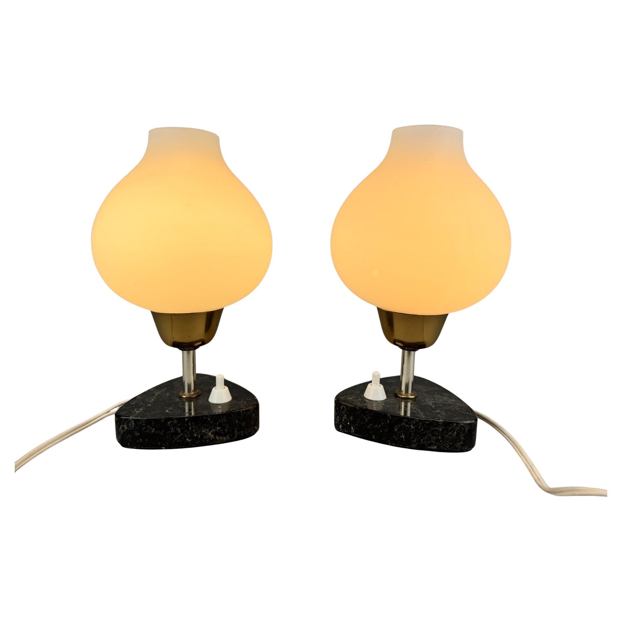 Pair of Mid-Century Table or Bedside Lamps