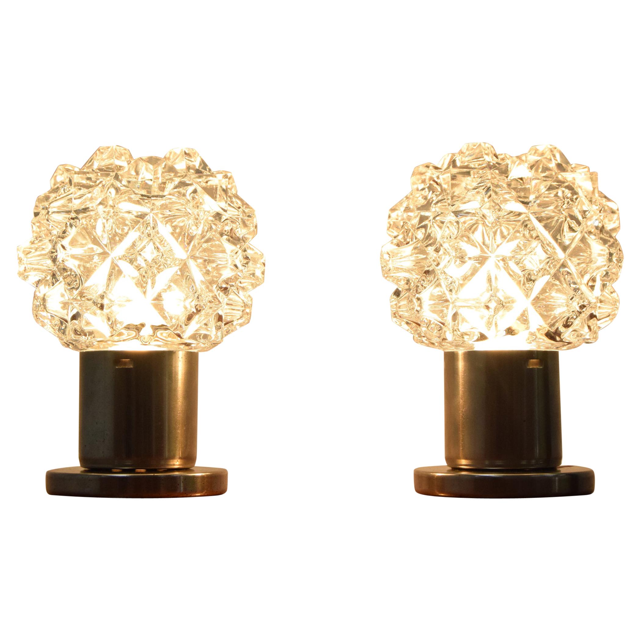 Pair of Mid-Century Table or Wall Lamps by Kamenicky Senov, 1960’s