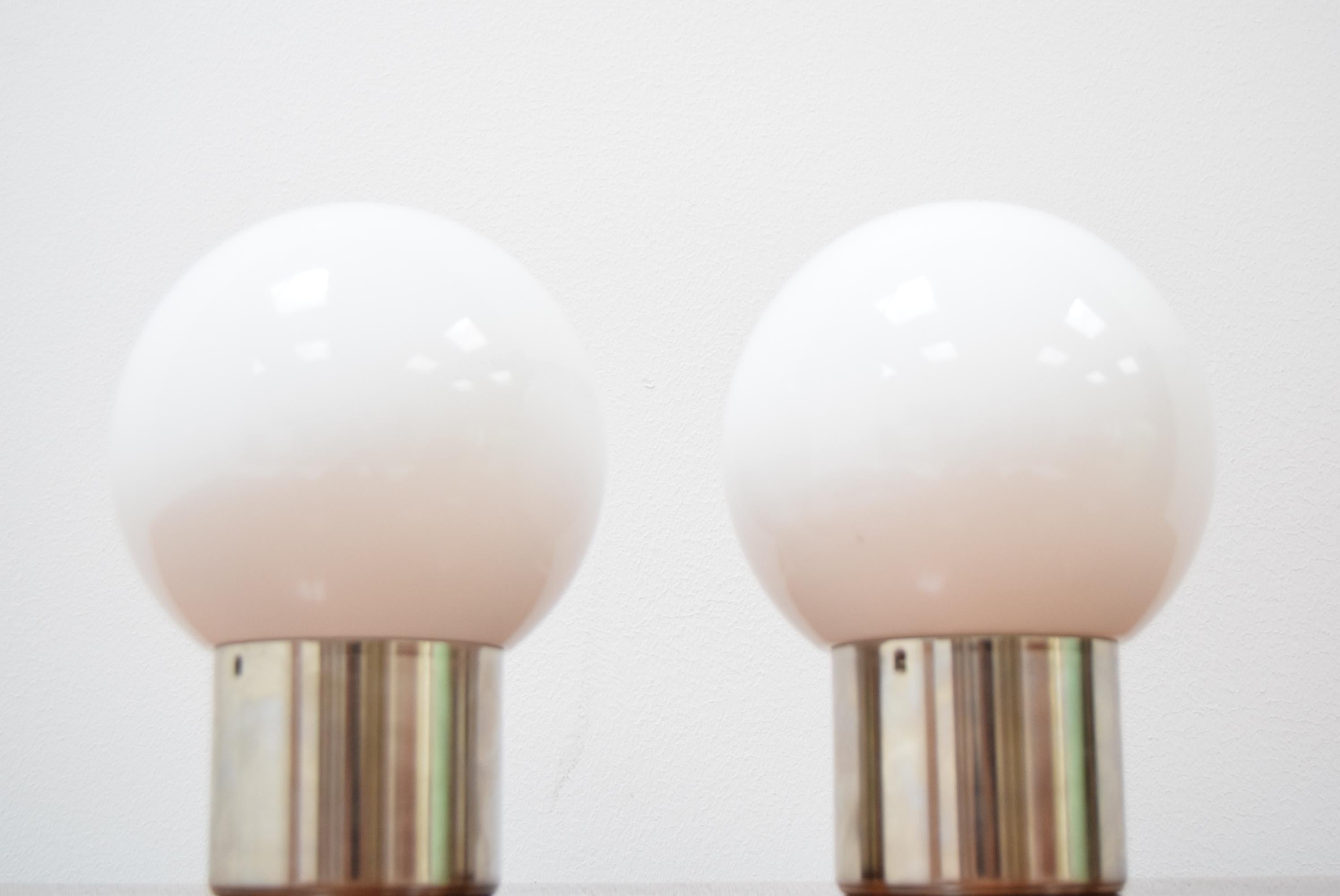 Pair of Mid-Century Table or Wall Lamps by Kamenicky Senov, 1960’s 3