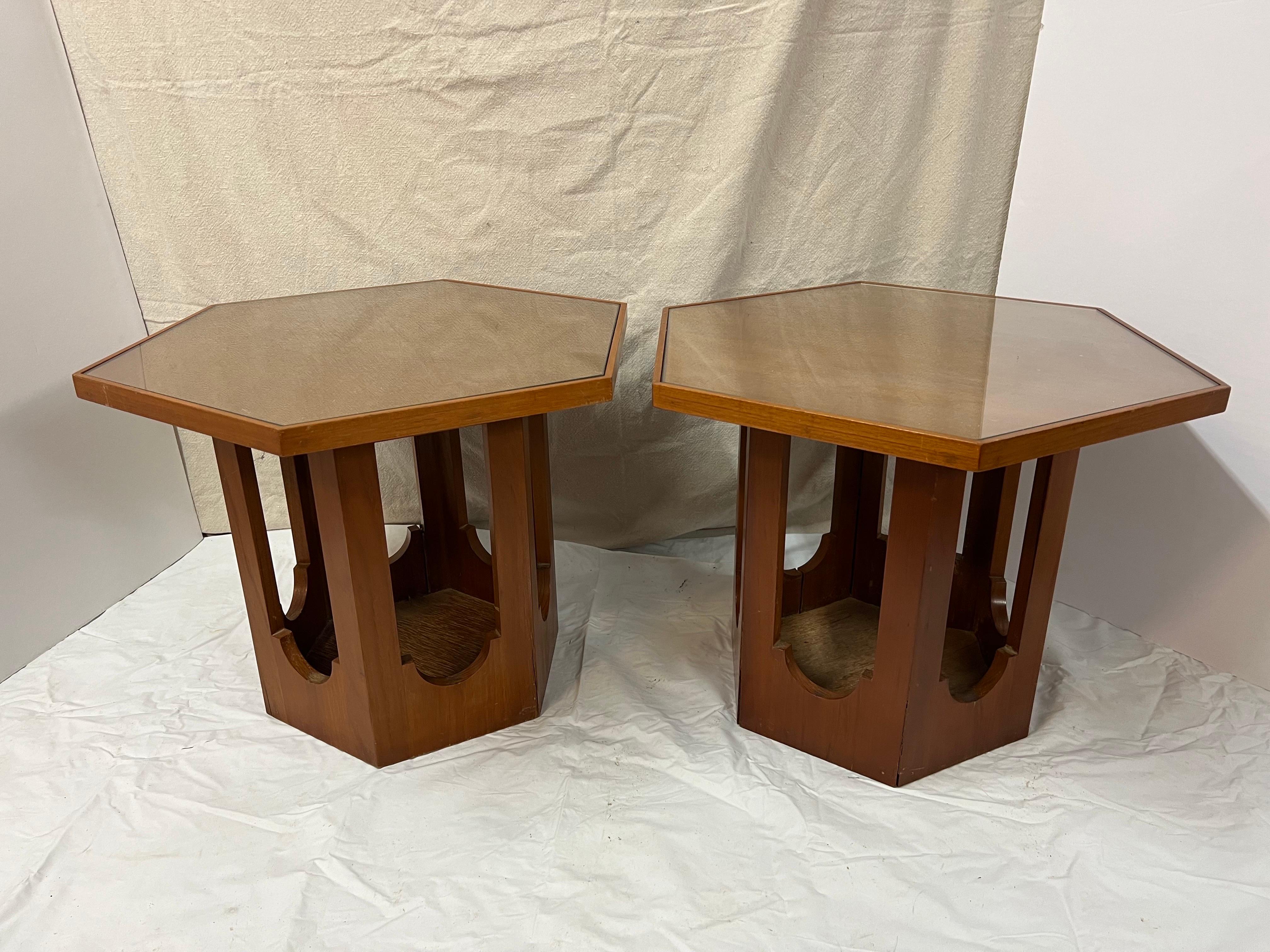 Mid-20th Century Pair of Mid Century Tables by Harvey Probber For Sale