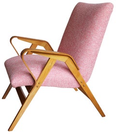 Pair of Midcentury Tatra Armchairs; Model No. 24-23 by Frantisek Jirak