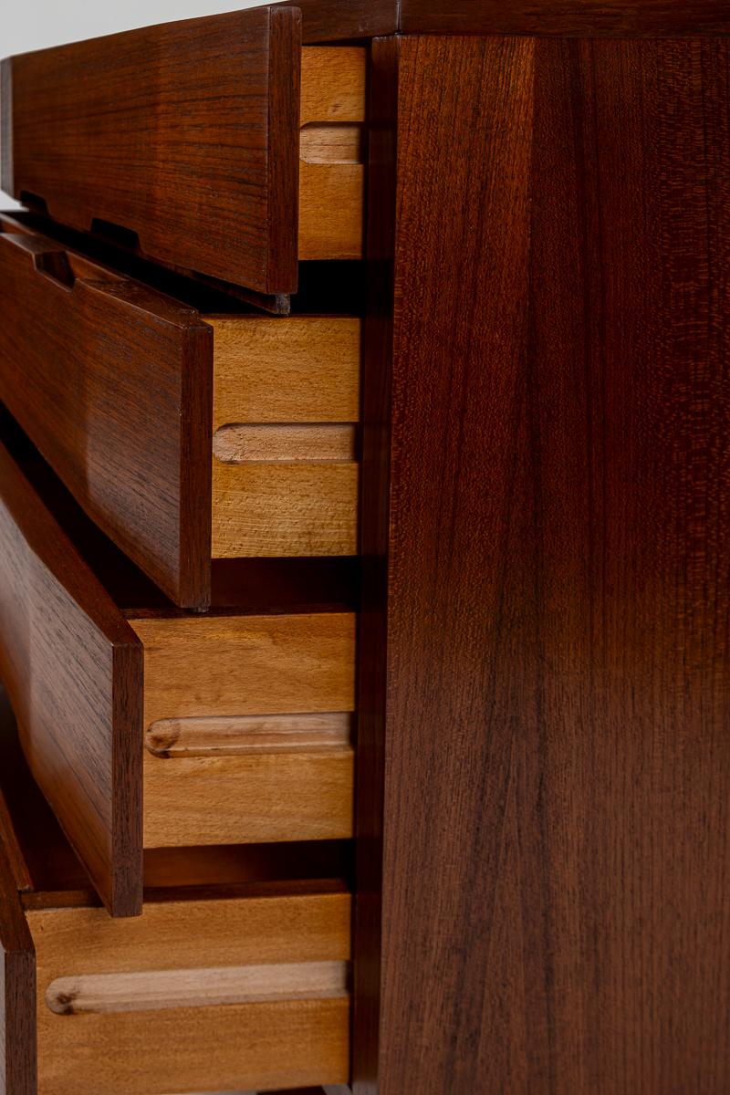 Pair Of Mid-Century Teak Chests By Giuseppe Brusadelli, 1960 For Sale 1