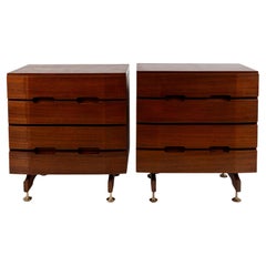 Pair Of Mid-Century Teak Chests By Giuseppe Brusadelli, 1960