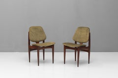 Pair of Mid-Century Teak Side Chairs