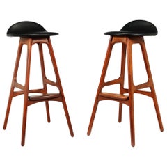 Pair of Mid Century Teak Stools OD61 by Eric Buck