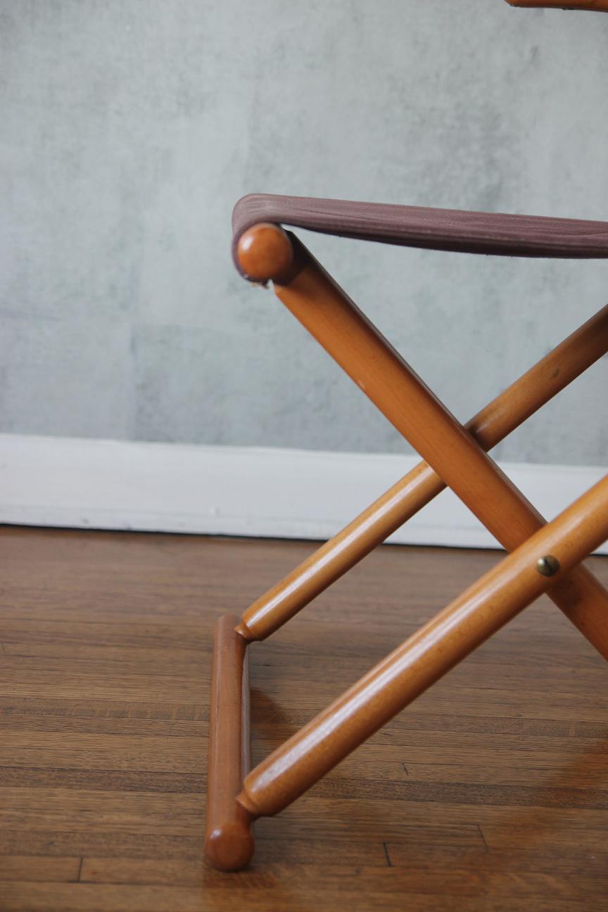 Coppia di sedie pieghevoli in stile Thonet della metà del secolo scorso in legno bentonico in vendita 2
