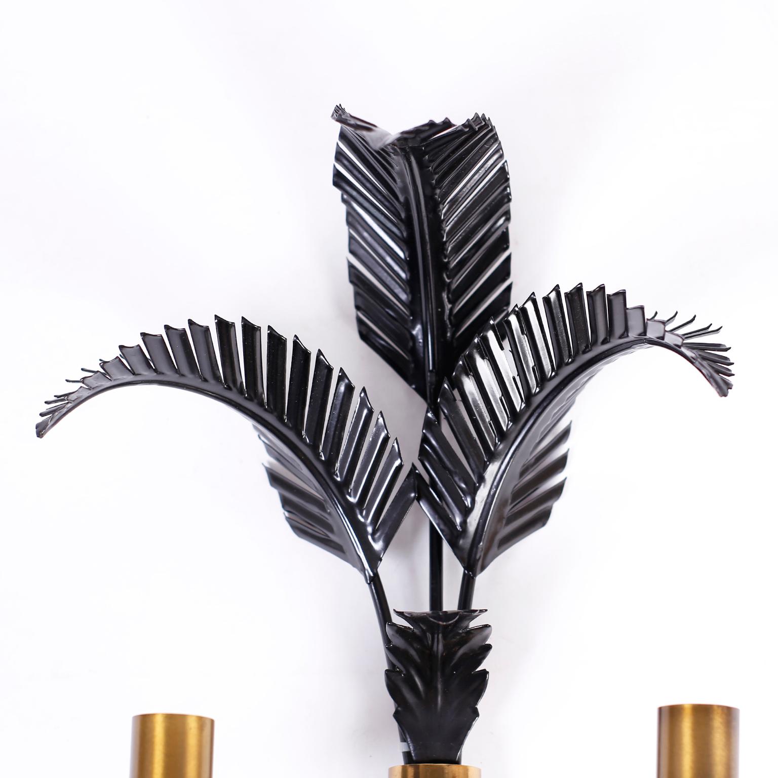 palm wall sconce