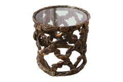 Pair of Mid-Century Tony Duquette "Pulled Taffy" Tables