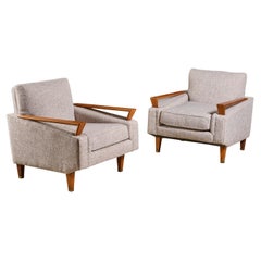 Pair of Mid-Century Upholstered Chairs
