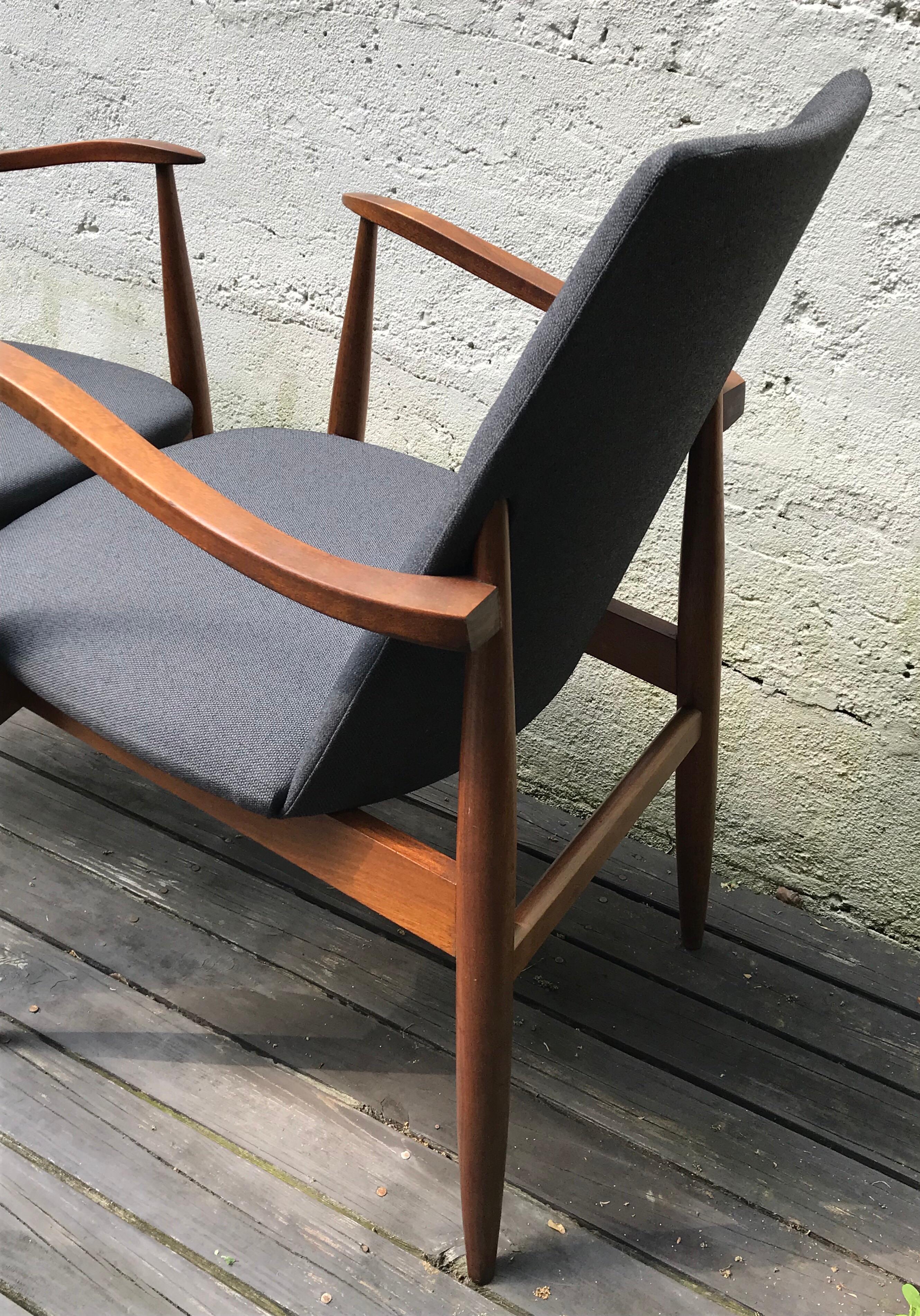 narrow upholstered chair
