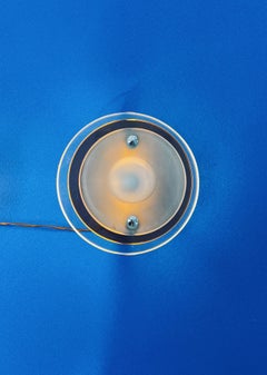 Paire d'appliques Veca du milieu du siècle en verre lourd multicolore