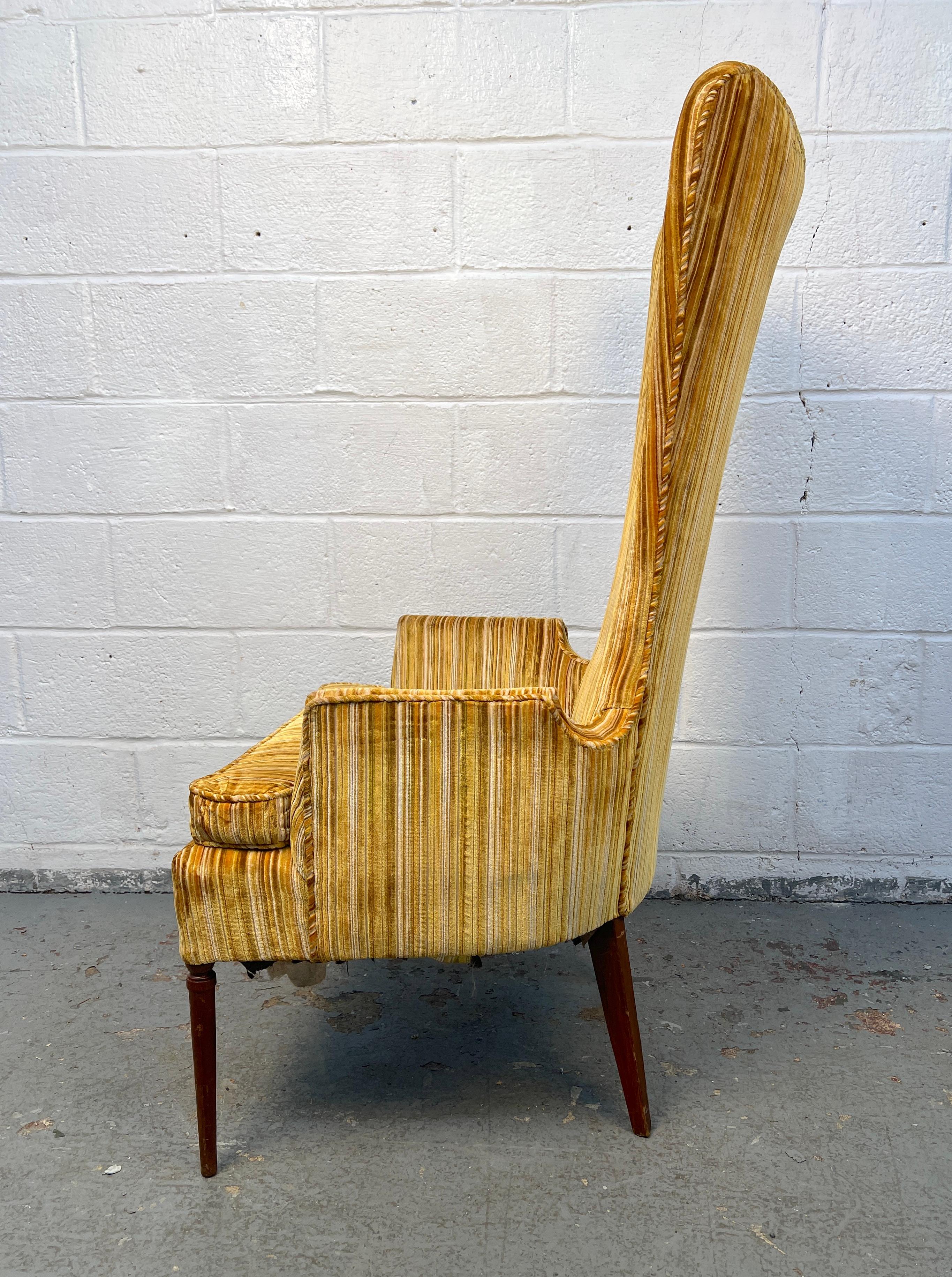 Paar viktorianische Stühle mit hoher Rückenlehne aus der Mitte des Jahrhunderts im Angebot 5