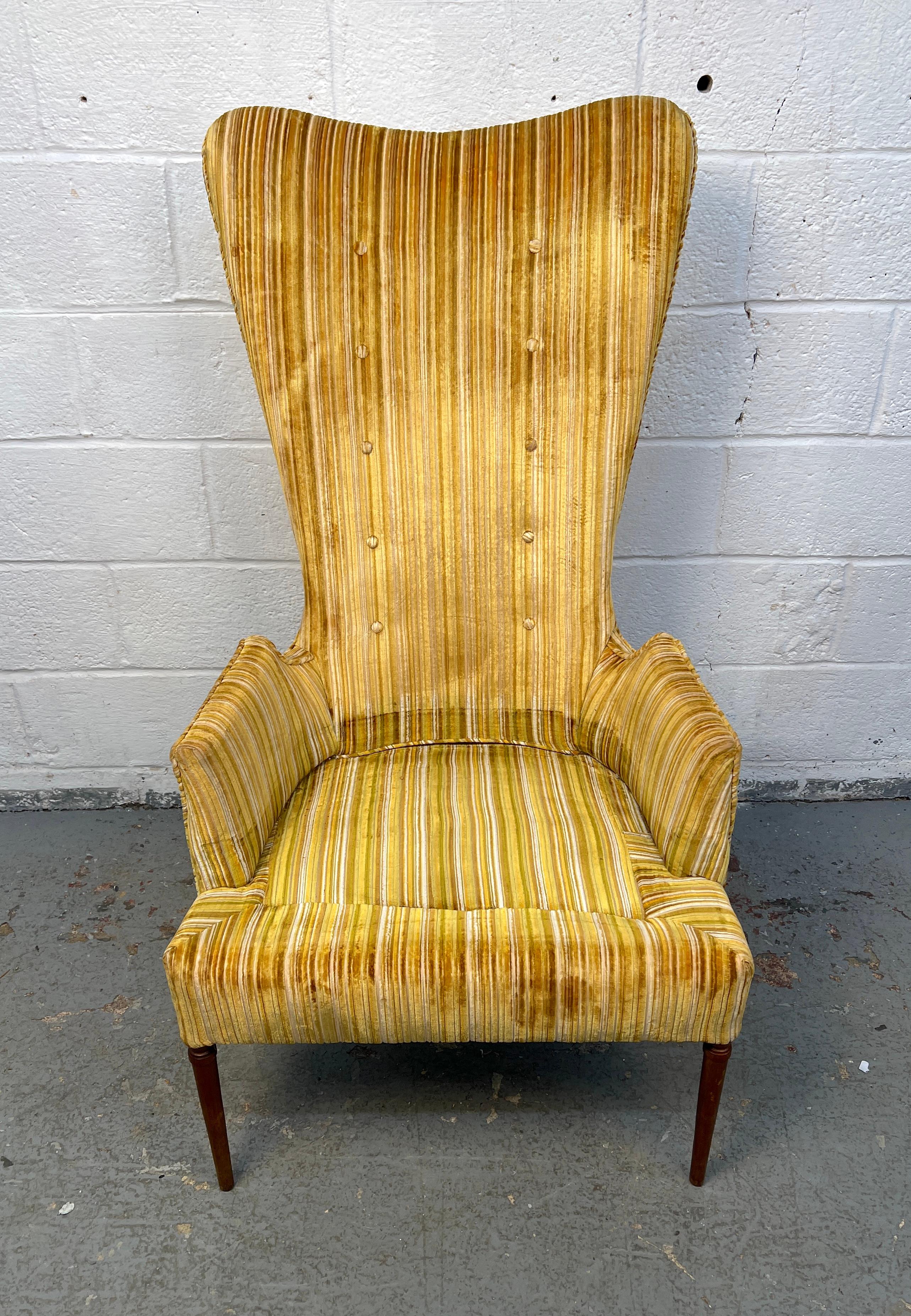 Paar viktorianische Stühle mit hoher Rückenlehne aus der Mitte des Jahrhunderts im Angebot 3