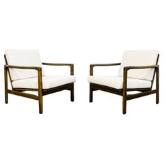 Pair of Mid-Century Vintage B7522 Lounge Chairs by Zenon Bączyk, 1960's