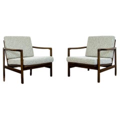 Pair of Mid-Century Vintage B7522 Lounge Chairs by Zenon Bączyk, 1960's