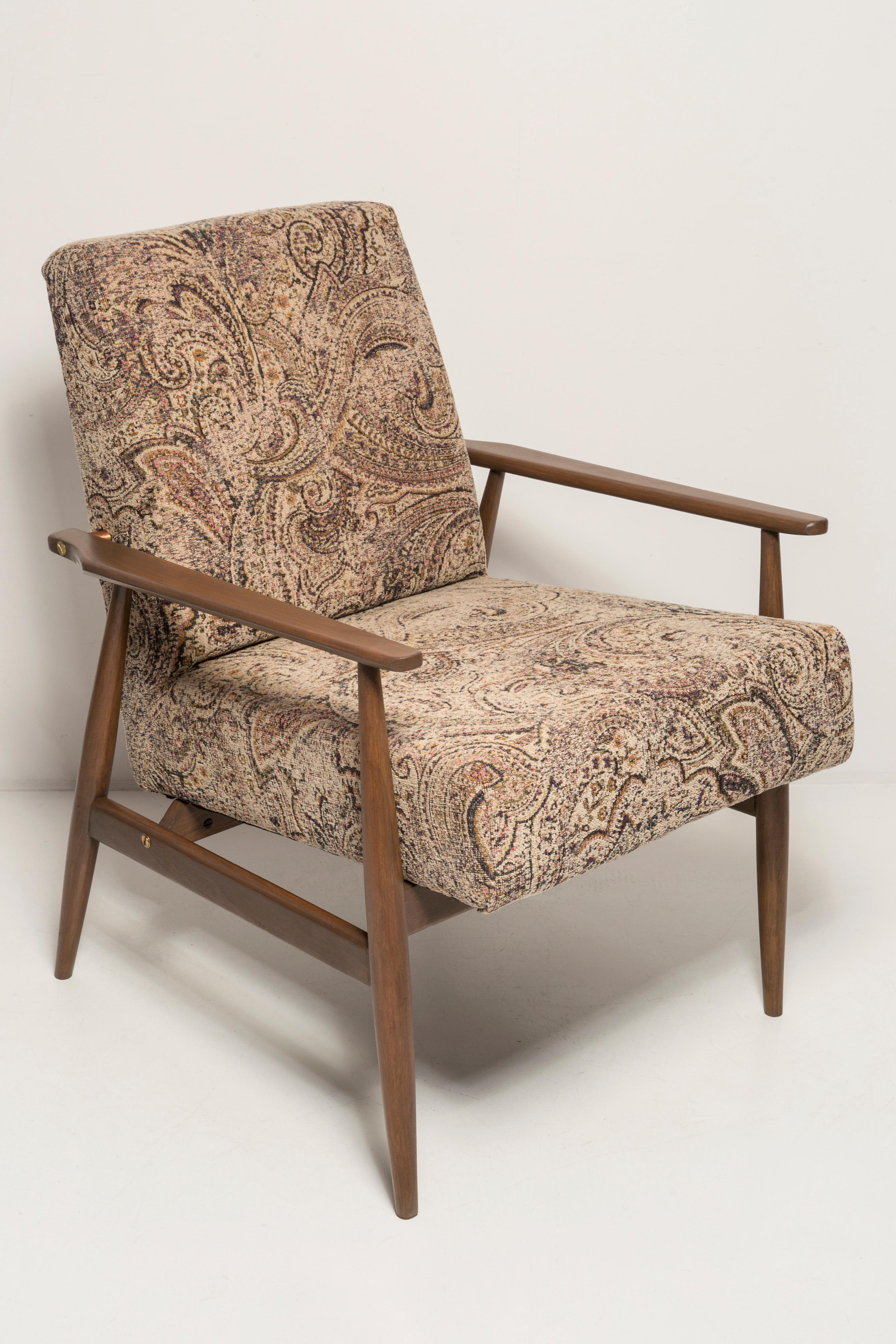 Paar beige Samt- Dante-Sessel aus der Mitte des Jahrhunderts, H. Lis, 1960er Jahre (Moderne der Mitte des Jahrhunderts) im Angebot