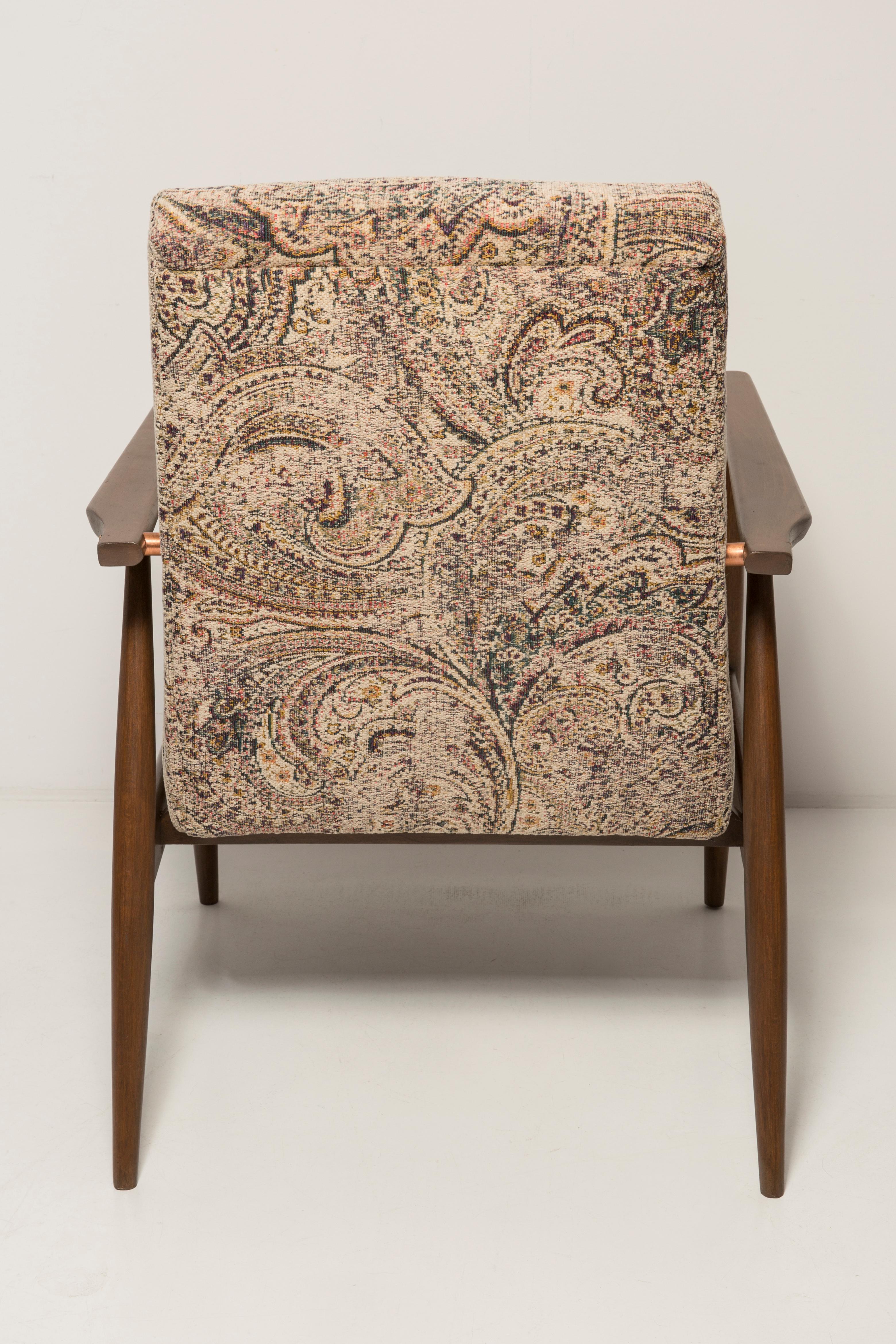 20ième siècle Paire de fauteuils Dante en velours beige, H. Lis, années 1960 en vente