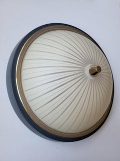 Pair of Mid Century Vintage Ceiling or Wall Lights Flush Mounts Sconces, 1950s